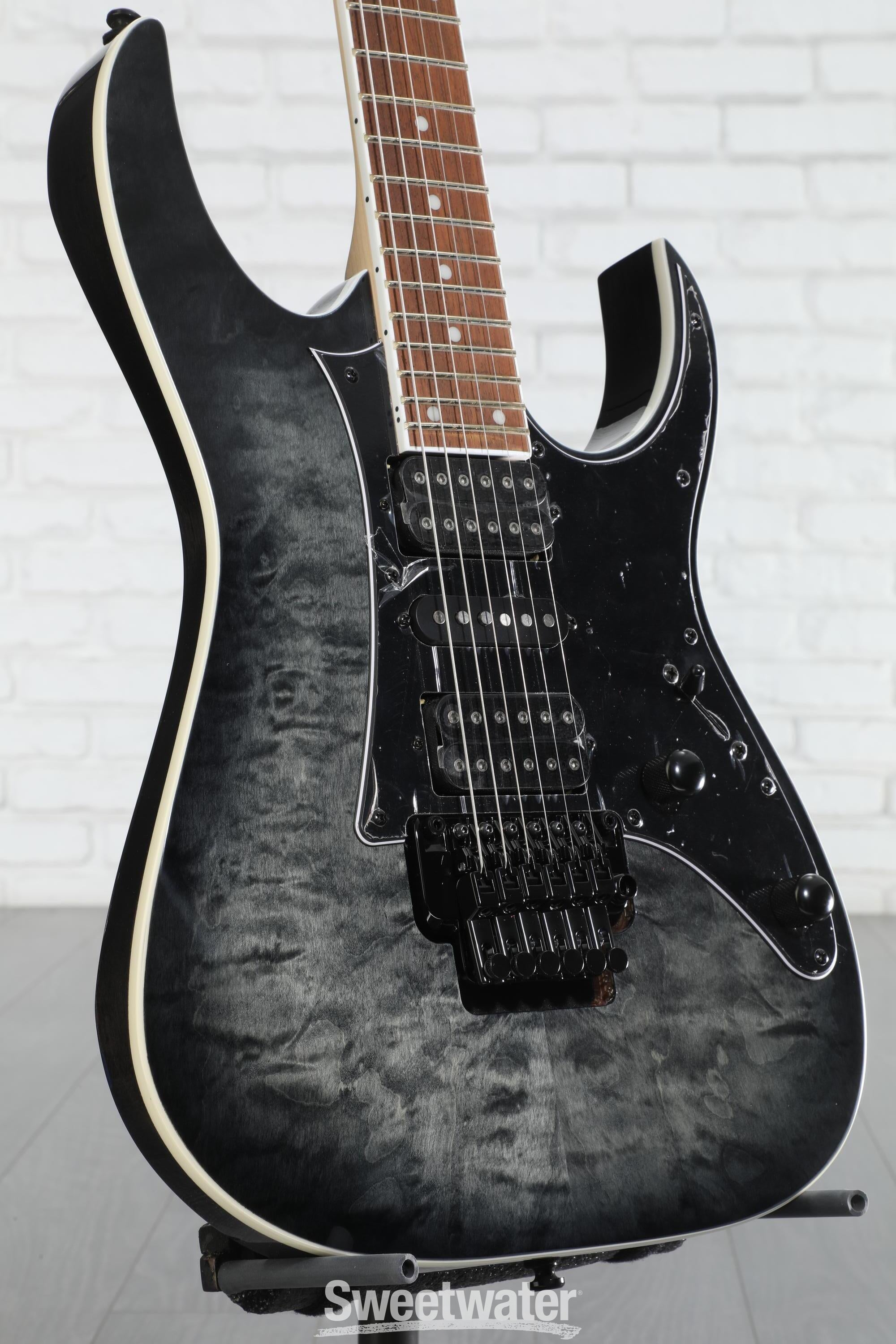 【ユー】IbanezSR450QM Ibanez RG450QMB Electric Guitar - Transparent Gray Burst | Sweetwater