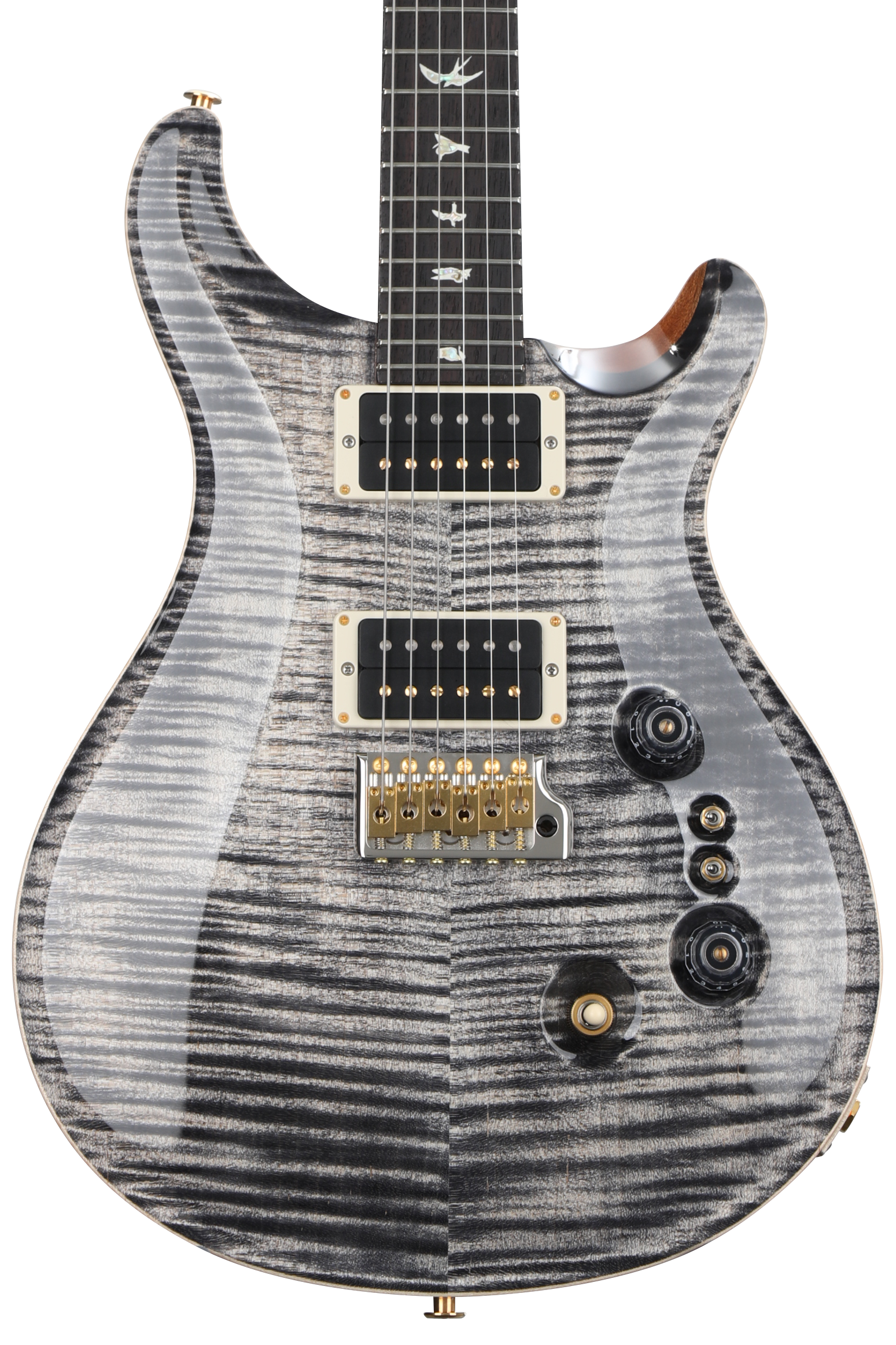 PRS Custom 24-08 Electric Guitar - Charcoal 10-Top