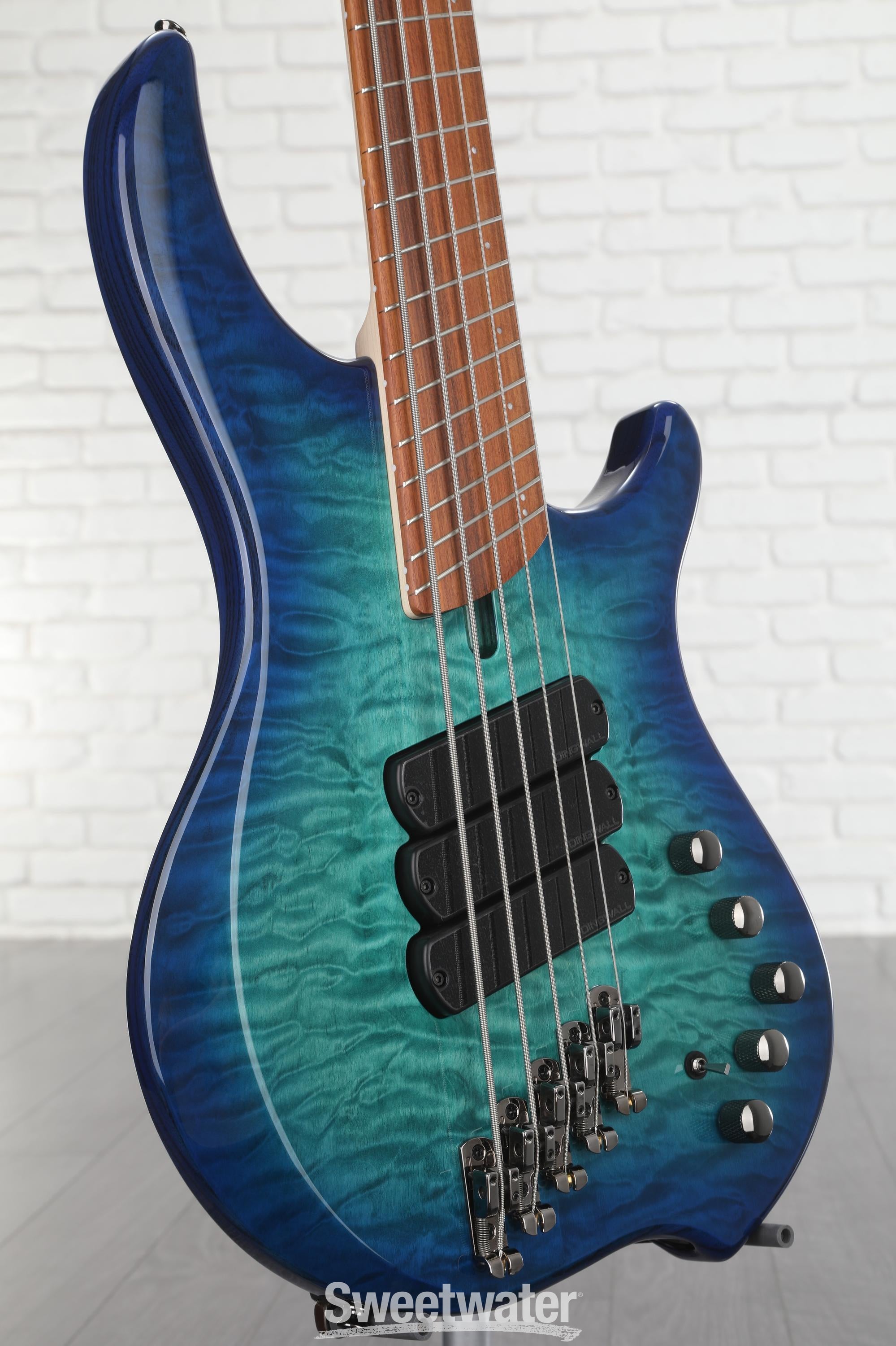 Dingwall Guitars Combustion 5-string Electric Bass - Whalepool Burst with Pau Ferro Fingerboard