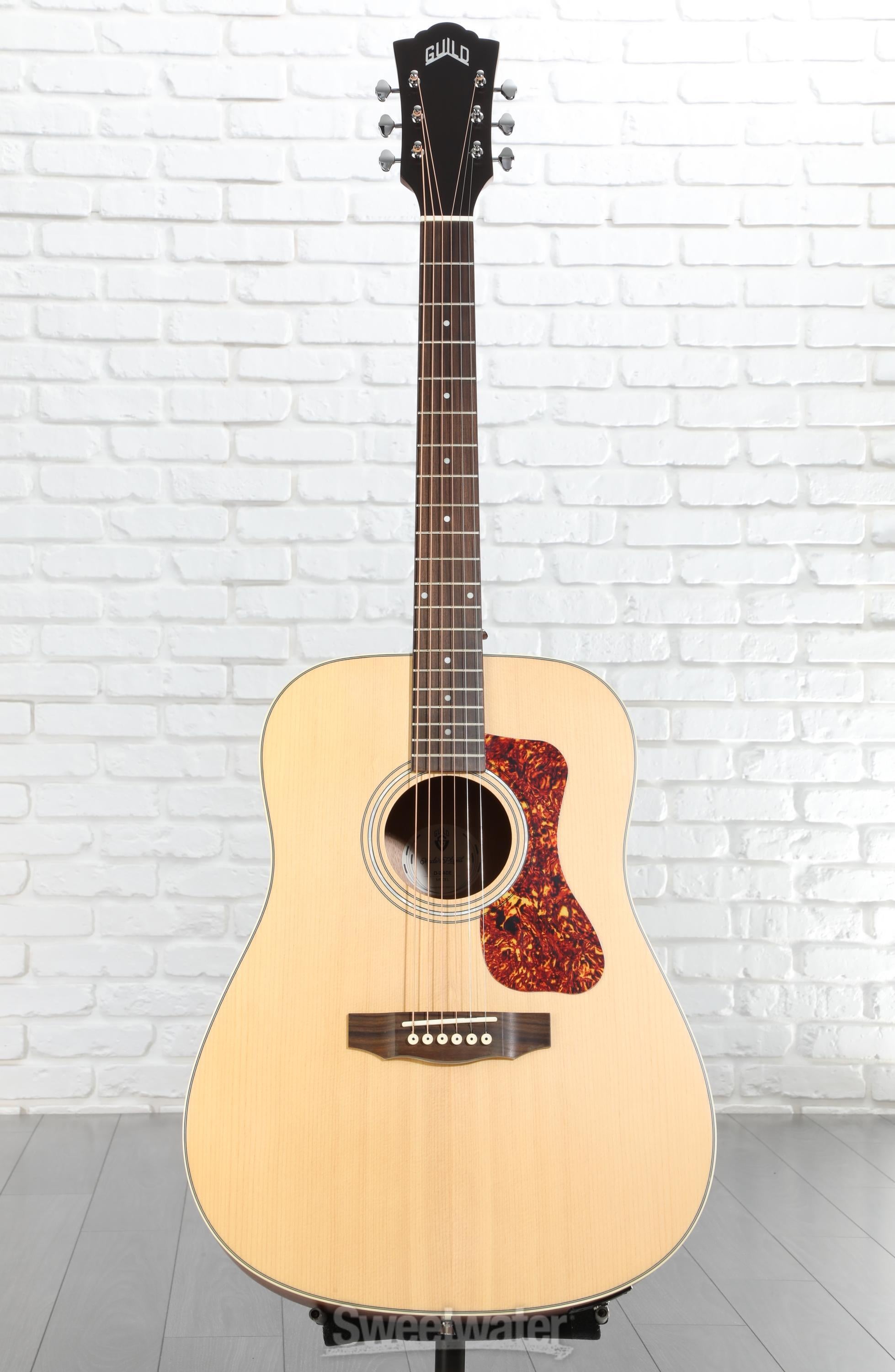 Guild D-240E Acoustic-Electric Guitar - Natural | Sweetwater