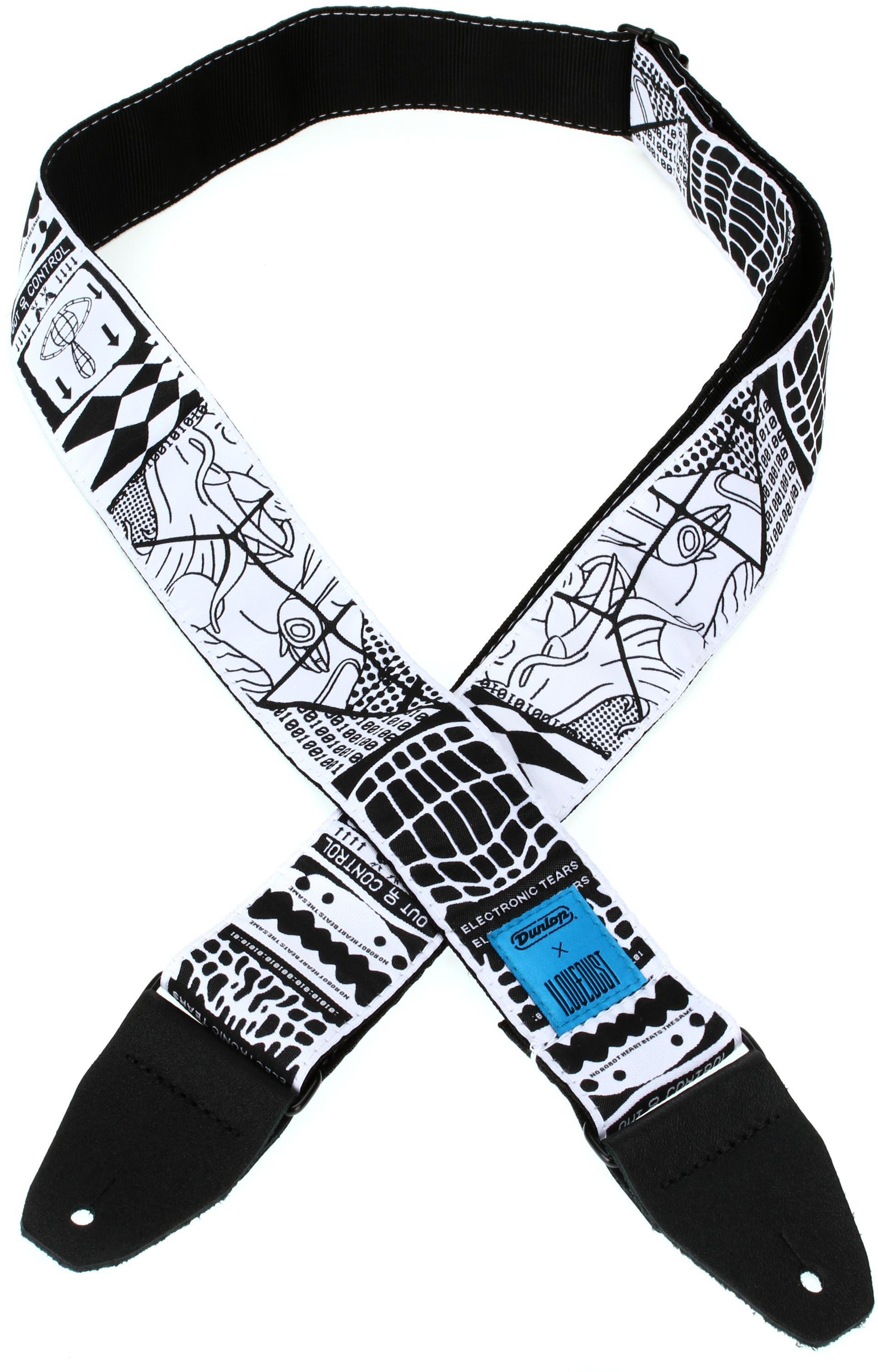 Dunlop ILOVEDUST Jacquard Guitar Straps - Electronic Tears