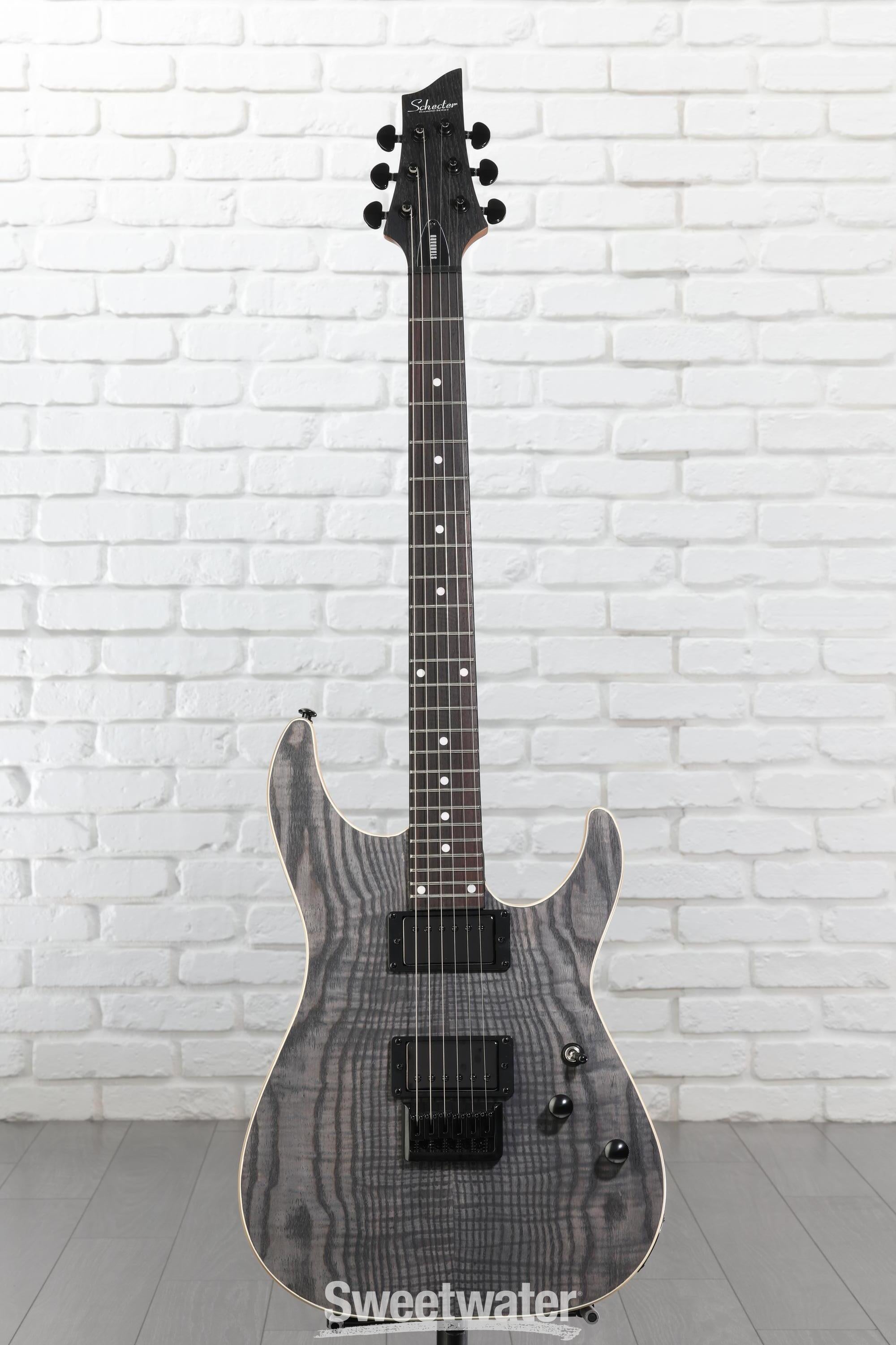 Schecter C-1 Standard Electric Guitar - Charcoal Satin | Sweetwater