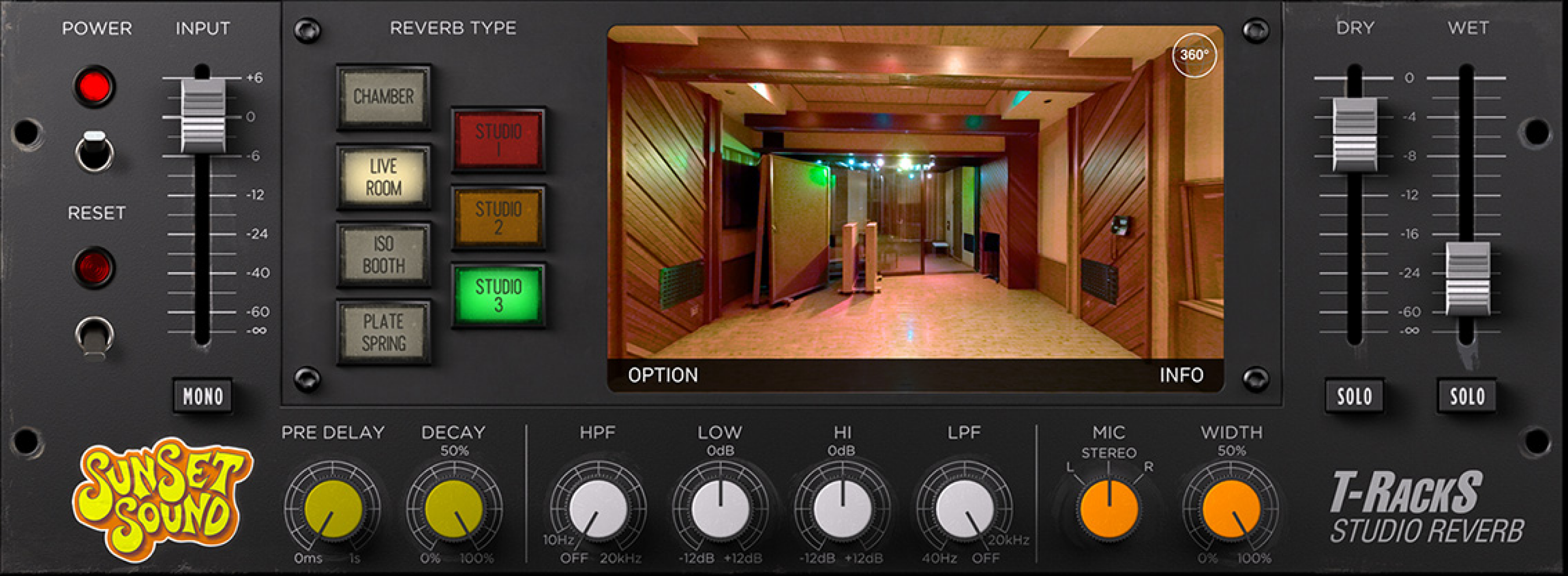 IK Multimedia T-RackS Sunset Sound Studios Reverb Plug-in | Sweetwater