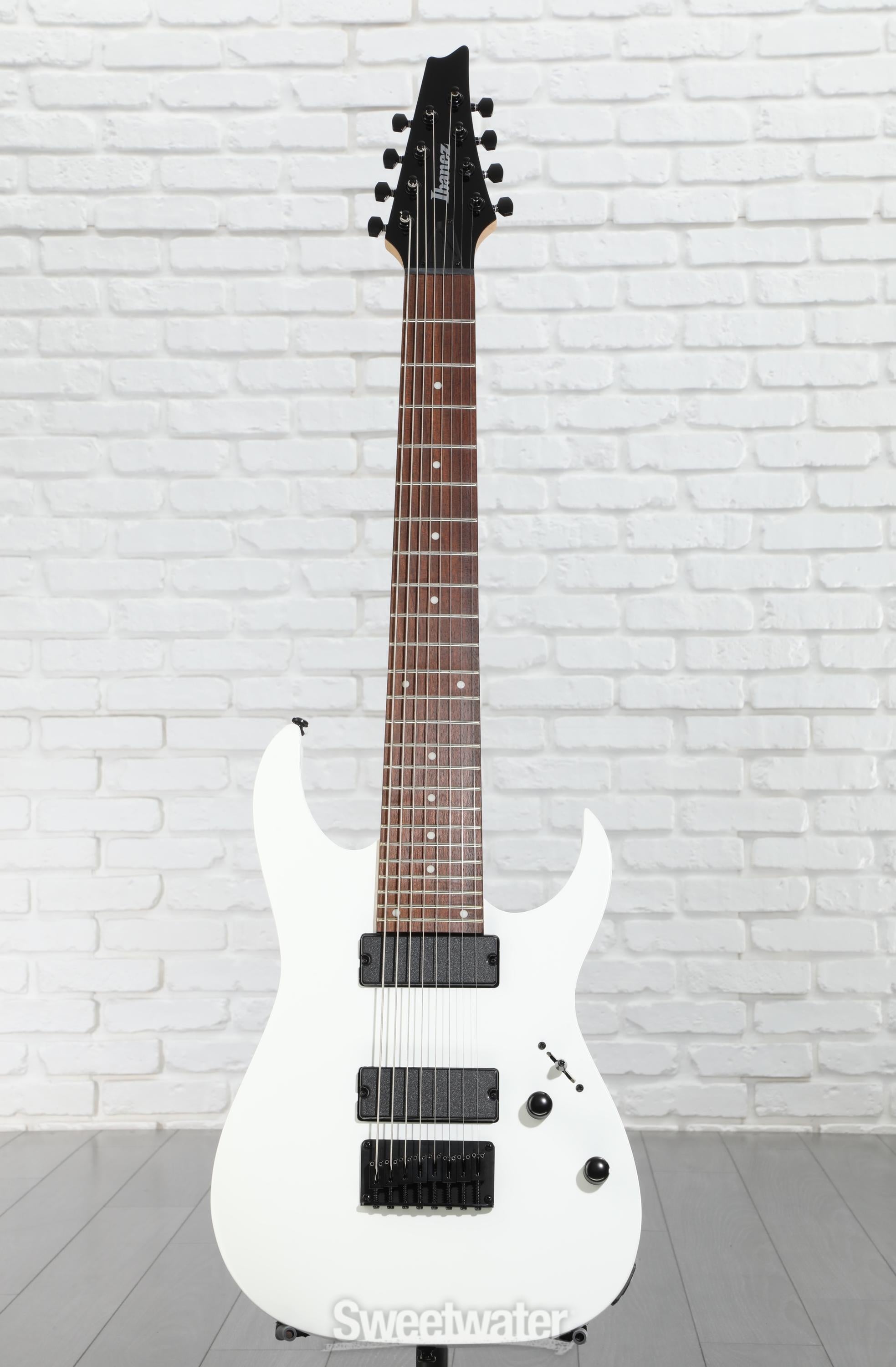 ギター Ibanez RG8 White Amazon | Ibanez アイバニーズ RG8 8弦 Guitar - White エレキギター