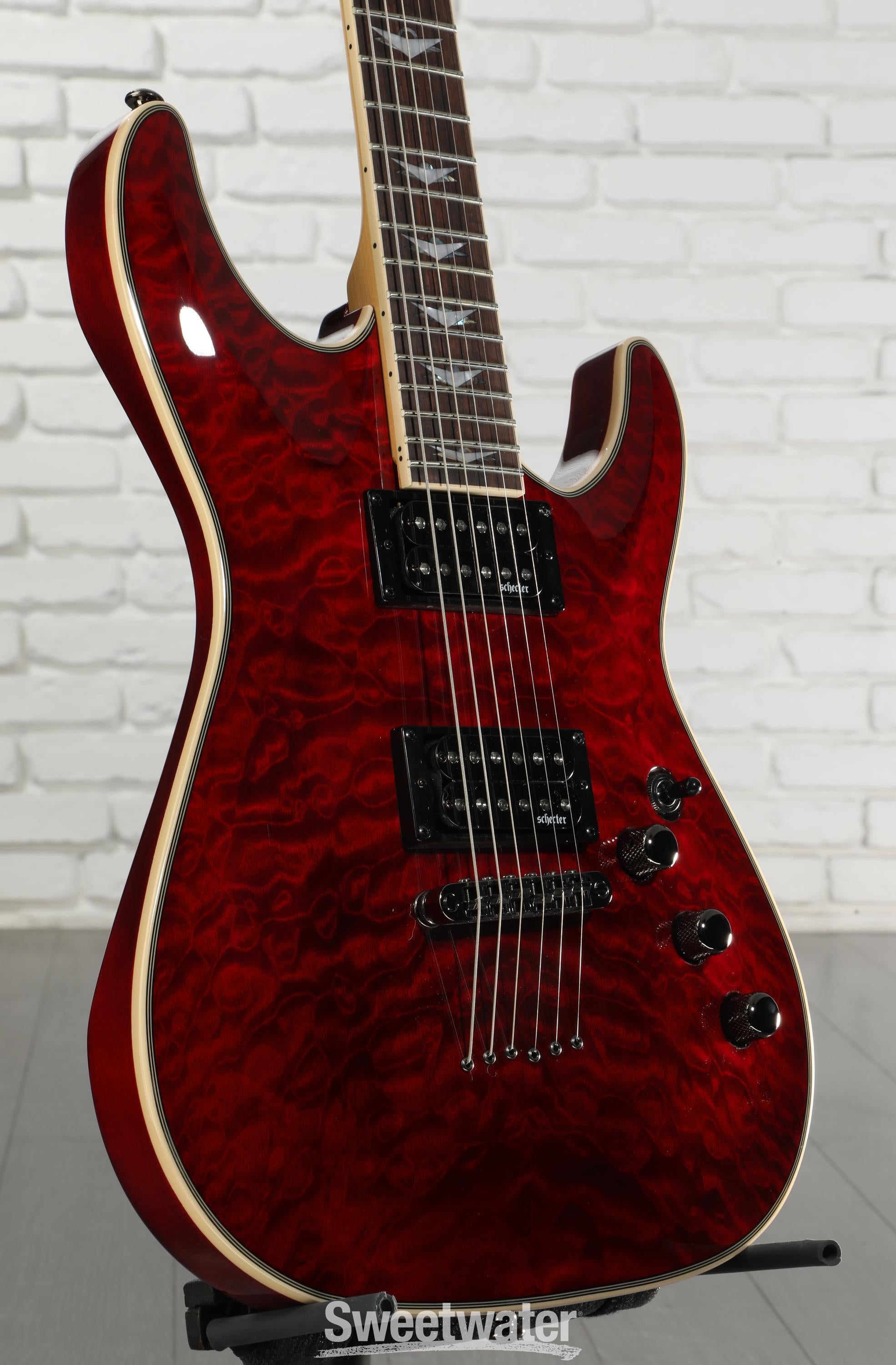 Schecter Omen Extreme-6 Electric Guitar - Black Cherry | Sweetwater