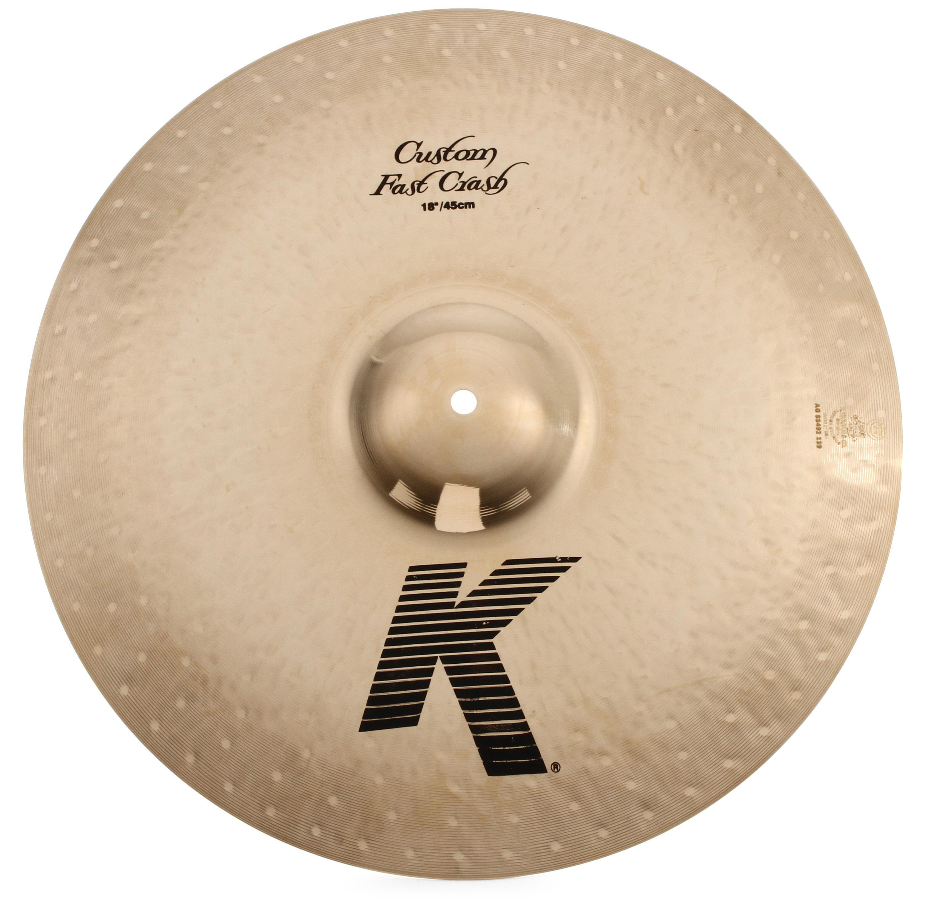 Zildjian 18 inch K Custom Fast Crash Cymbal | Sweetwater
