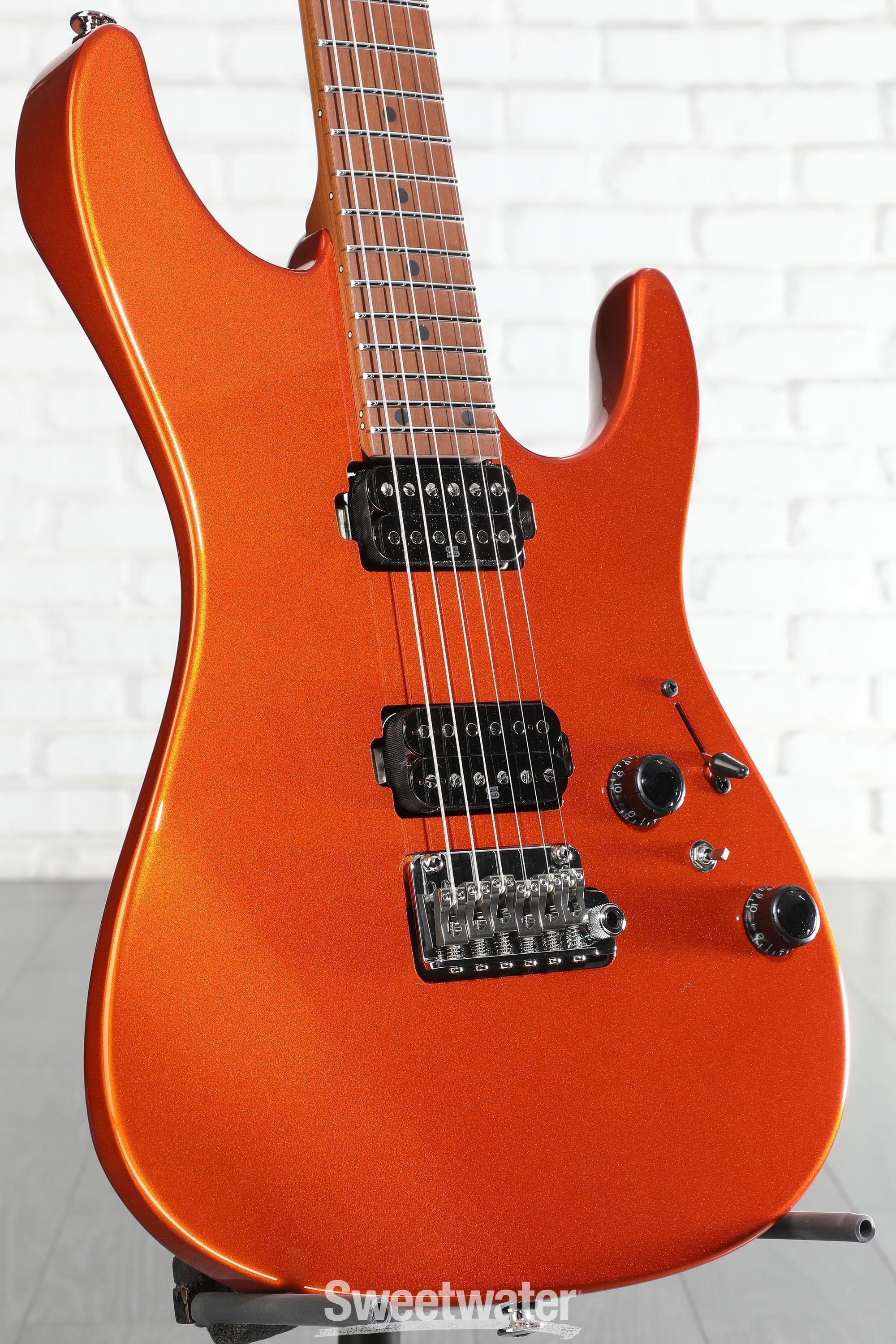 Photo of Ibanez Prestige AZ2402 Electric Guitar - Roadster Orange Metallic