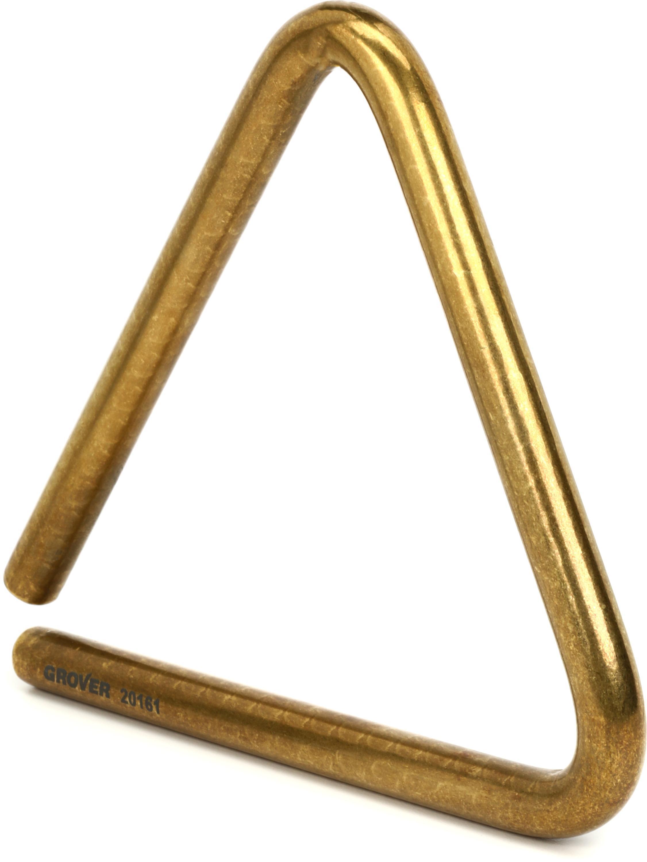 Photo of Grover Pro Percussion Bronze Pro Hammered Triangle