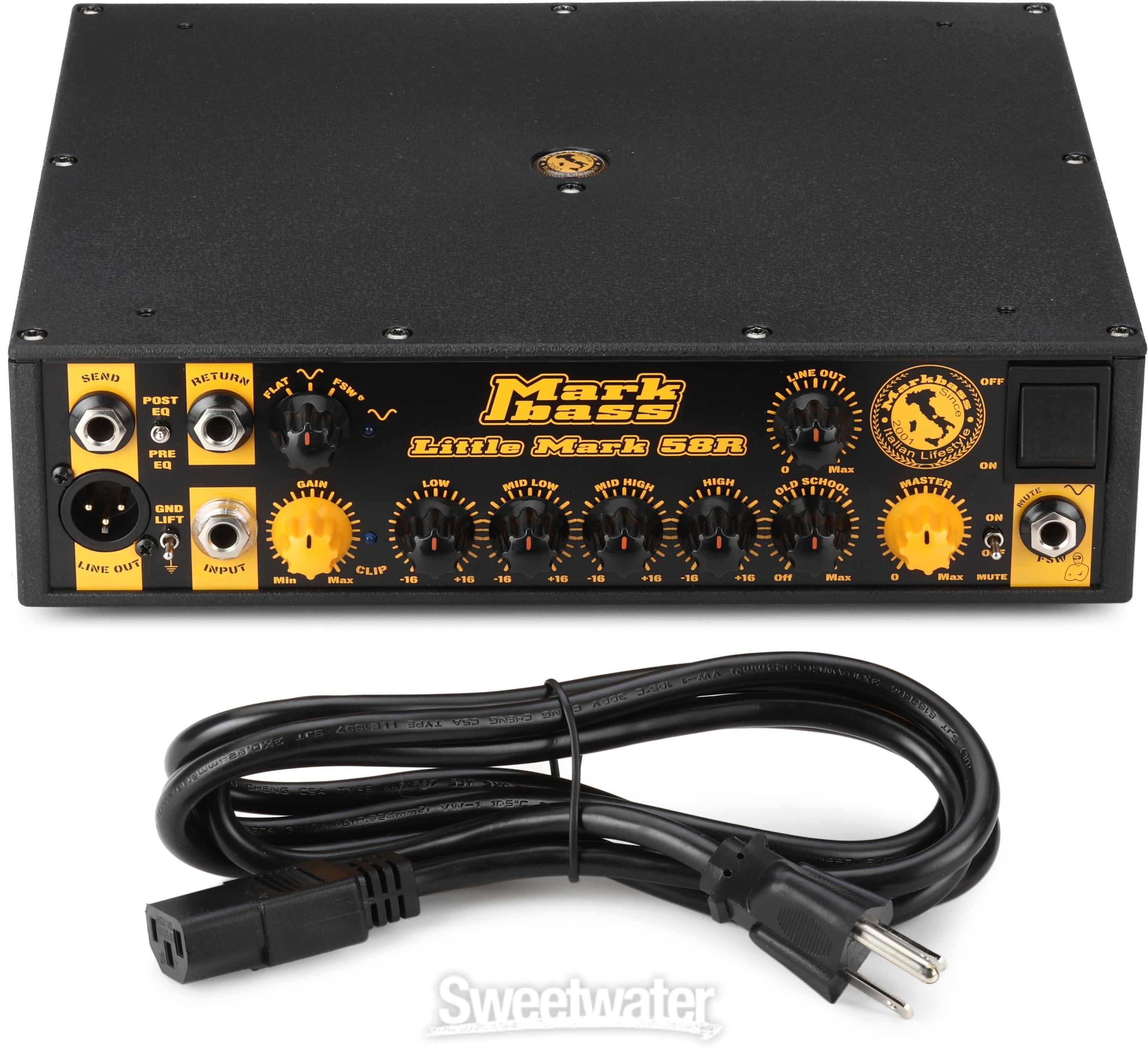 Markbass Little Mark 58R 500-watt Bass Amplifier Head | Sweetwater