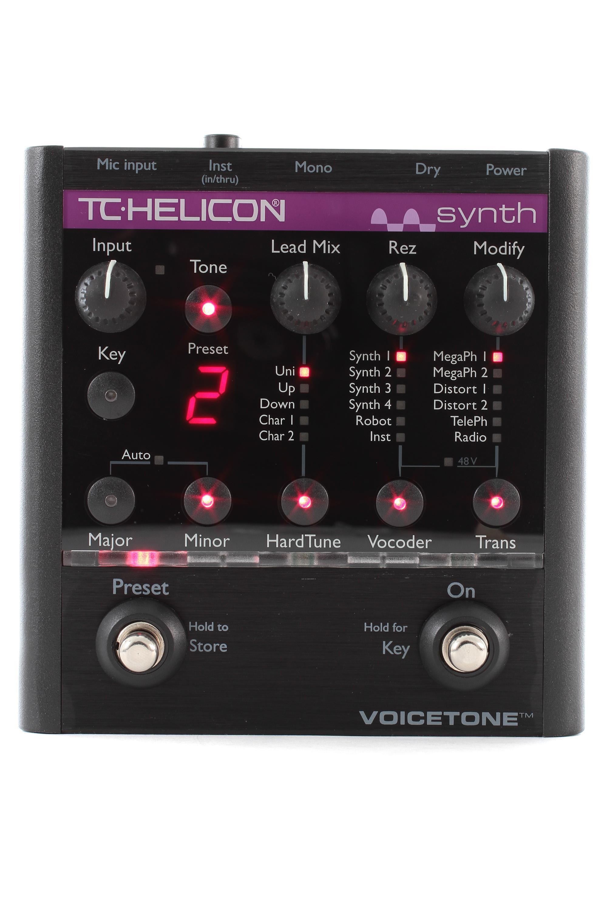 ギターtc helicon voicetone synth