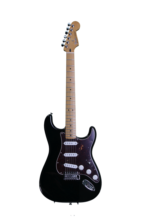 Fender Deluxe Roadhouse Stratocaster - Black | Sweetwater Fender Deluxe Roadhouse Stratocaster - Black | Sweetwater