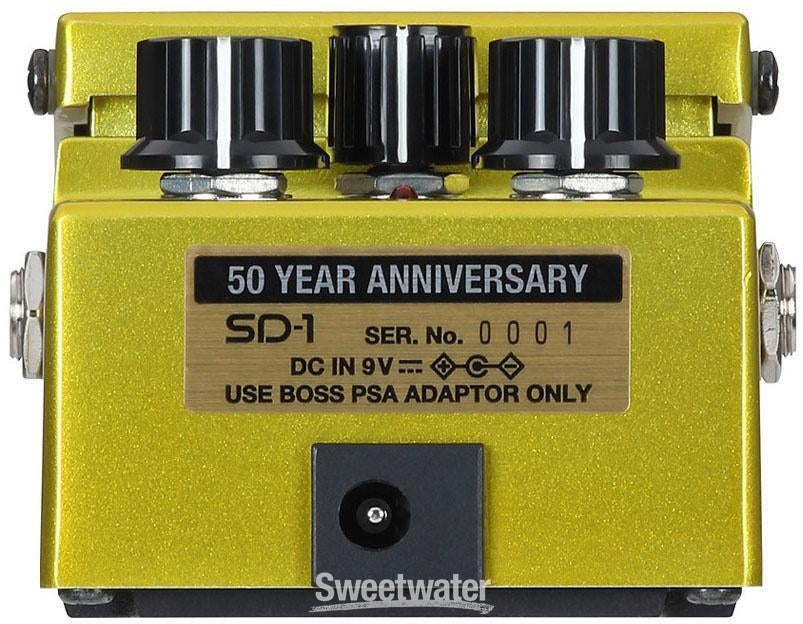 Limited-edition 50th-anniversary SD-1 Super Overdrive Pedal