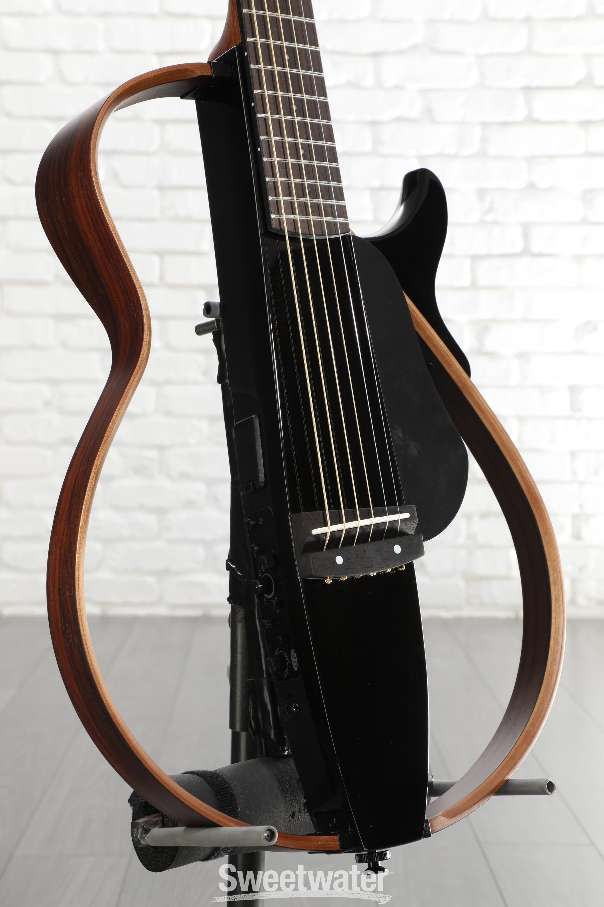 Yamaha SLG200S Silent Guitar - Translucent Black Reviews | Sweetwater