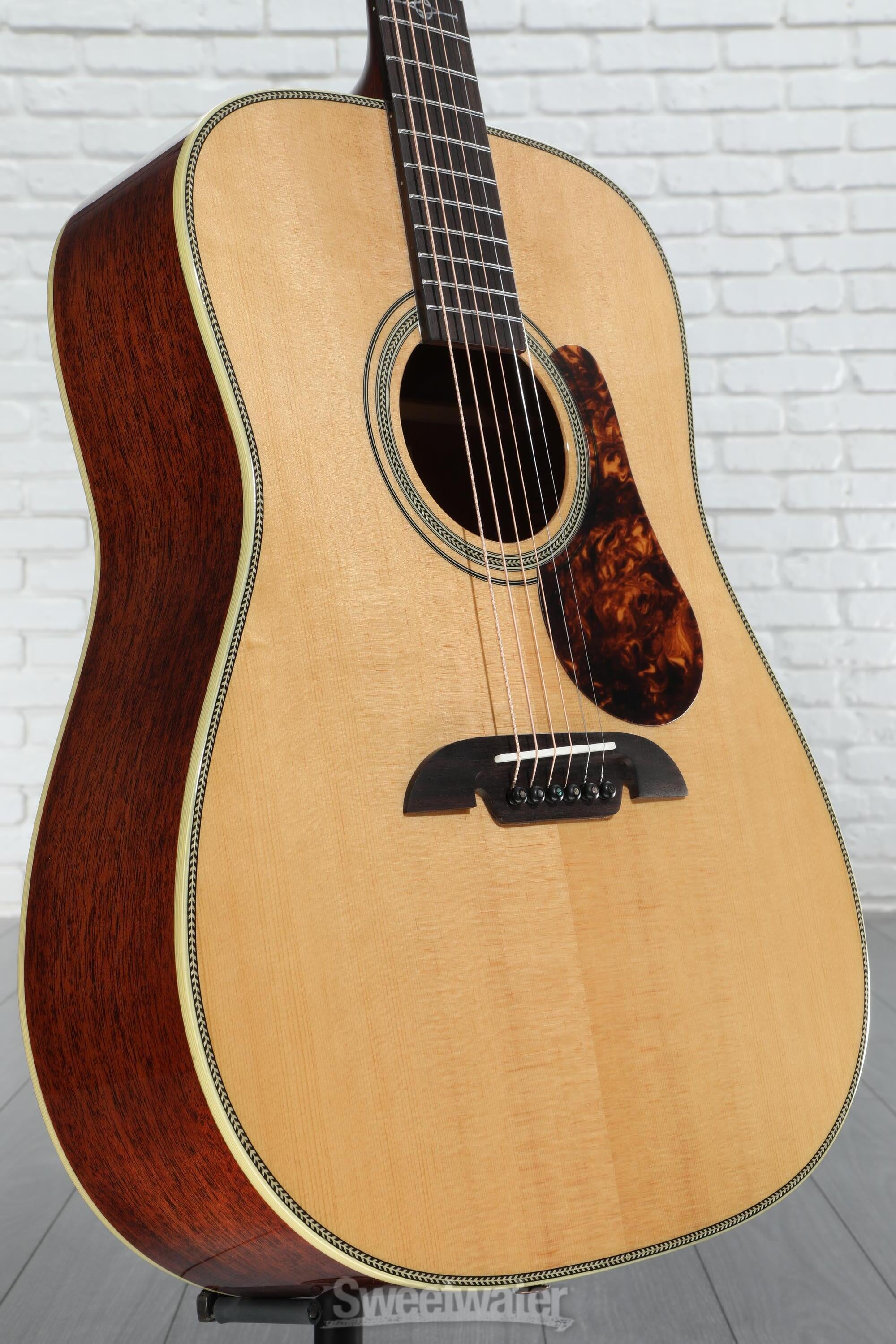 Alvarez MD60e Herringbone Masterworks Series Acoustic-electric Guitar - Natural