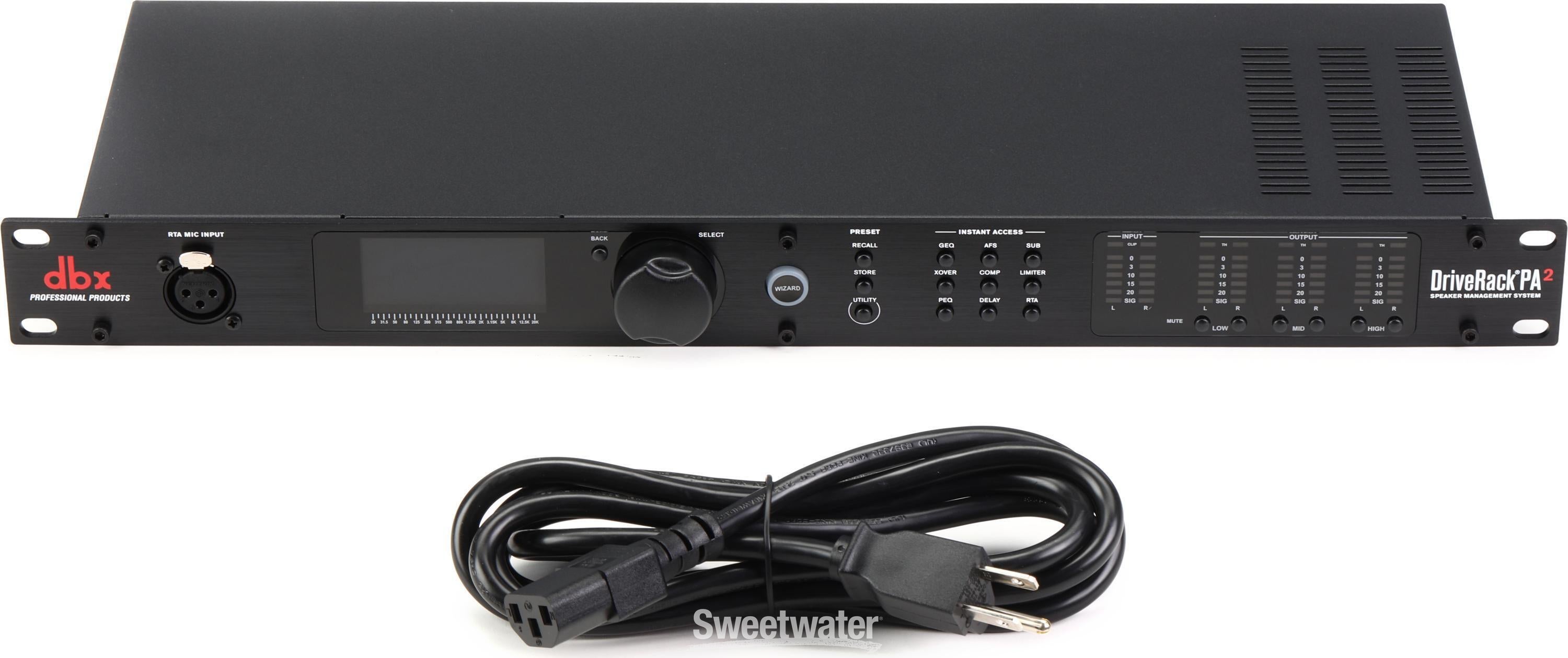 dbx DriveRack PA2 Complete Loudspeaker Management System | Sweetwater