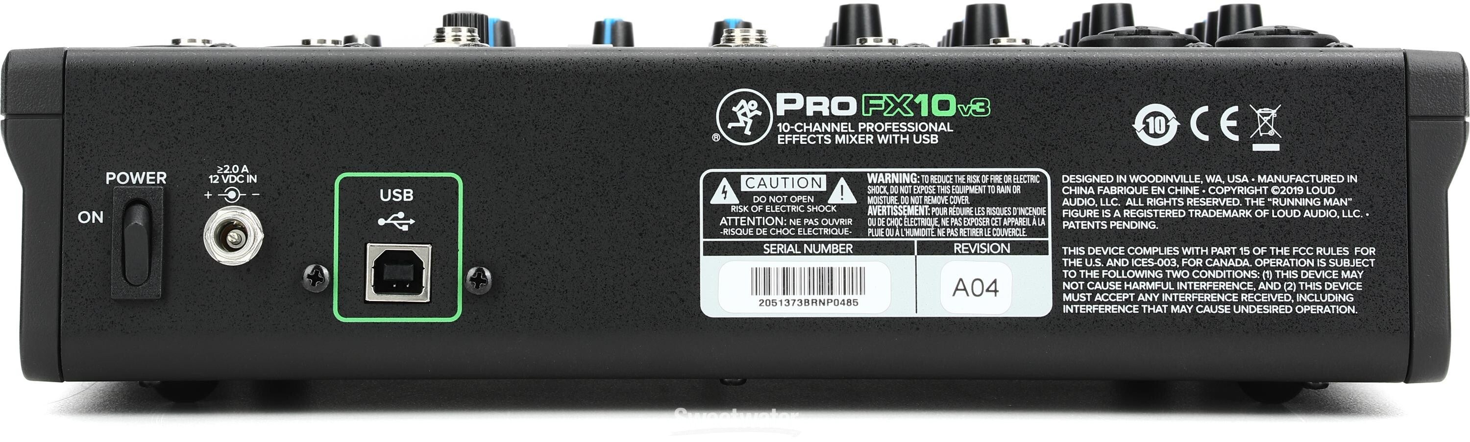 Mackie ProFx10v3配信機器・PA機器・レコーディング機器 - 配信機器 