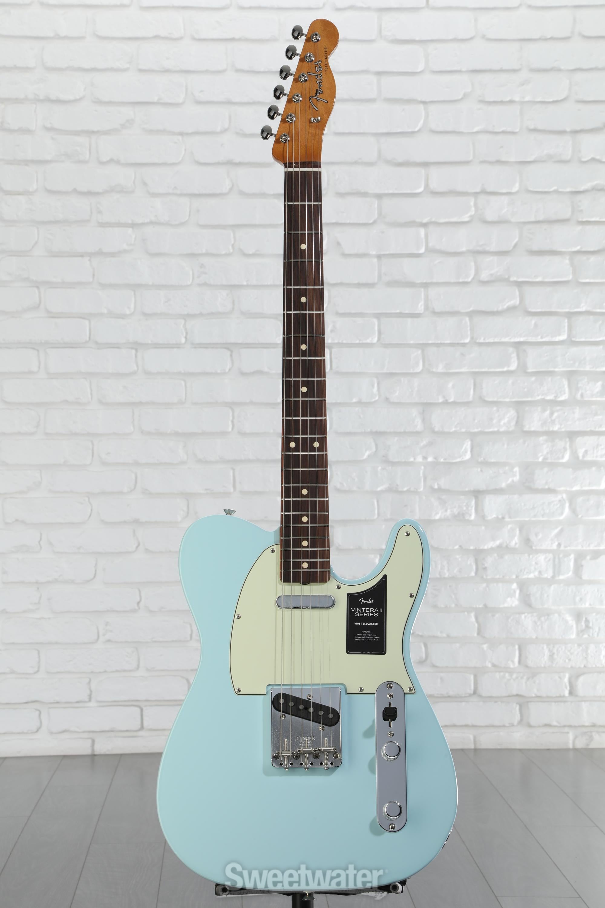 ギター Fender vintera ii telecaster sonic blue Amazon.com: Fender Vintera II '60s Telecaster Electric
