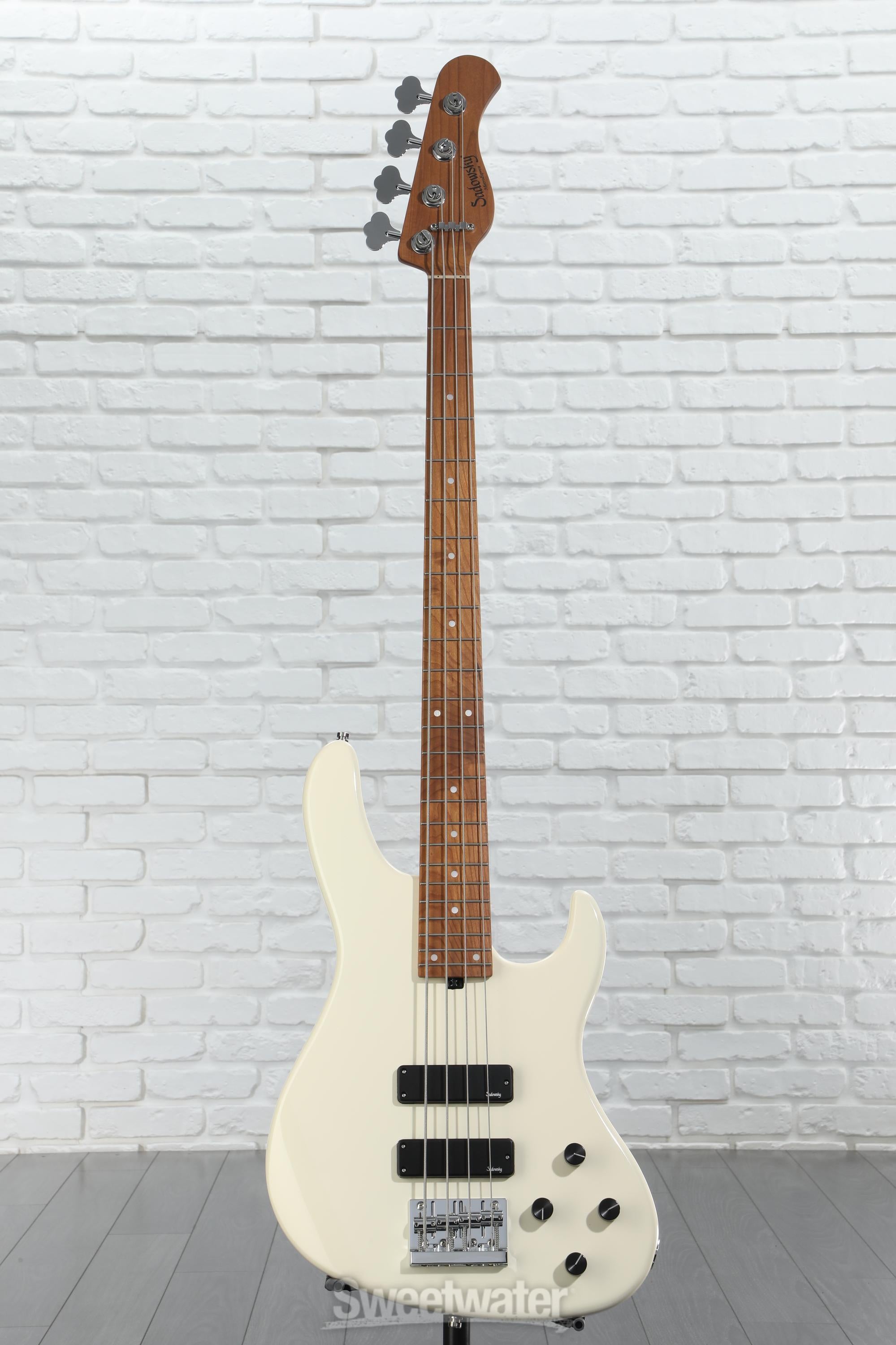Sadowsky MetroExpress Modern Bass Guitar - Olympic White, Maple