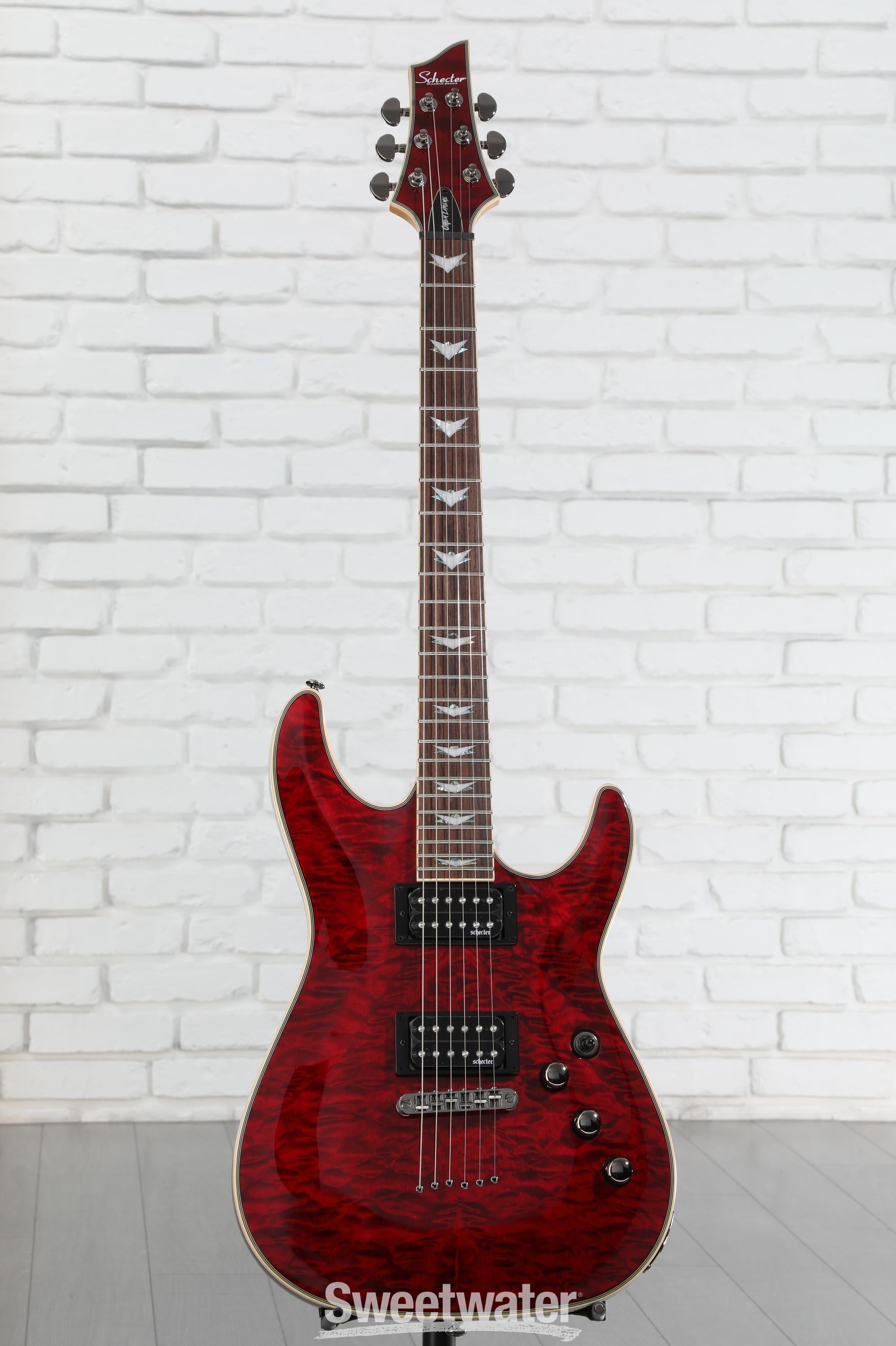 Schecter Omen Extreme-6 Electric Guitar - Black Cherry