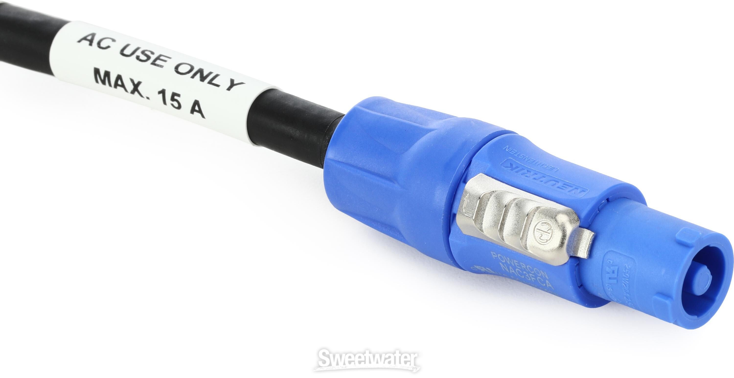 JUMPERZ PowerCon A to Edison Male Cable - 25 foot | Sweetwater