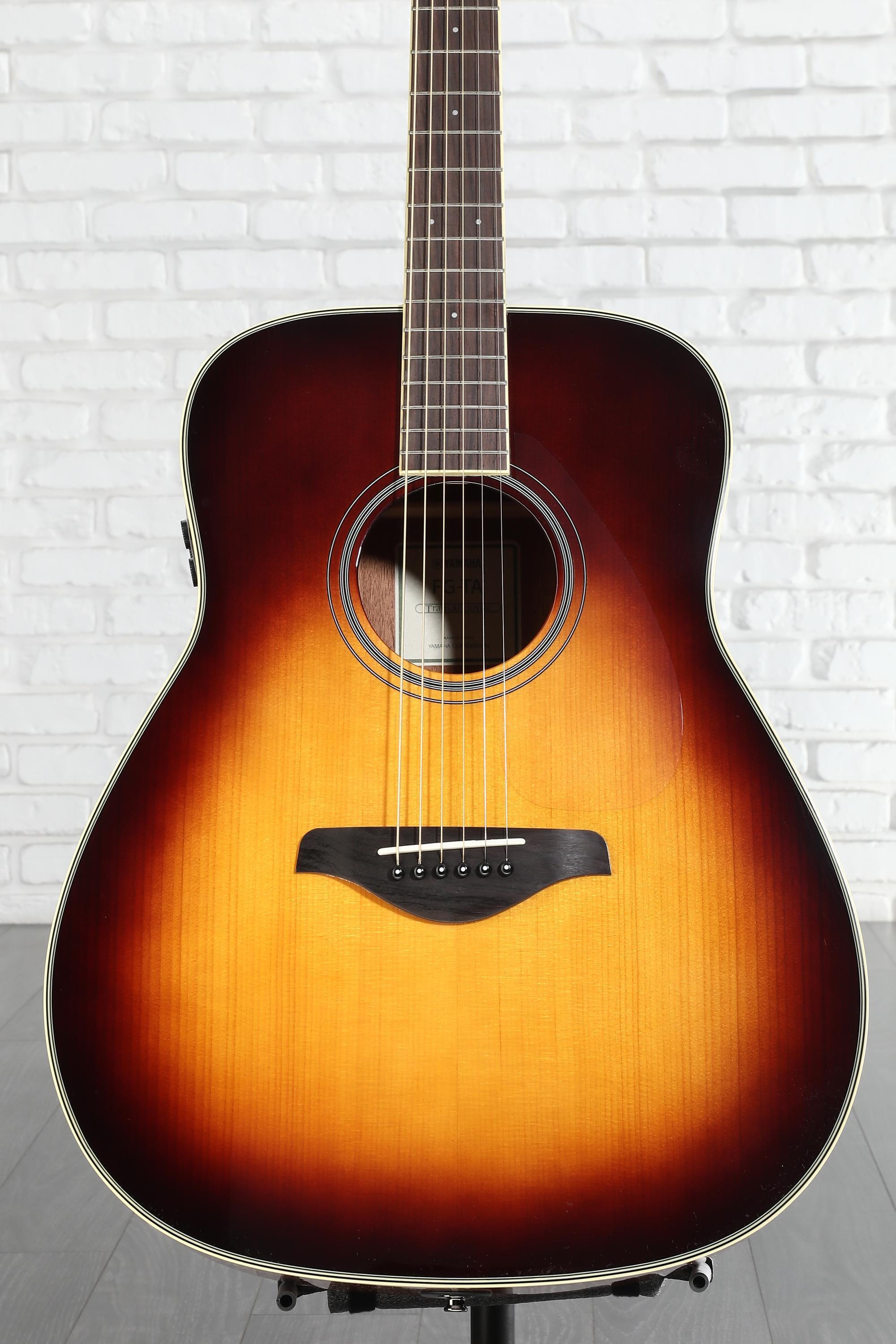 Yamaha FG-TA TransAcoustic Dreadnought Acoustic-electric Guitar