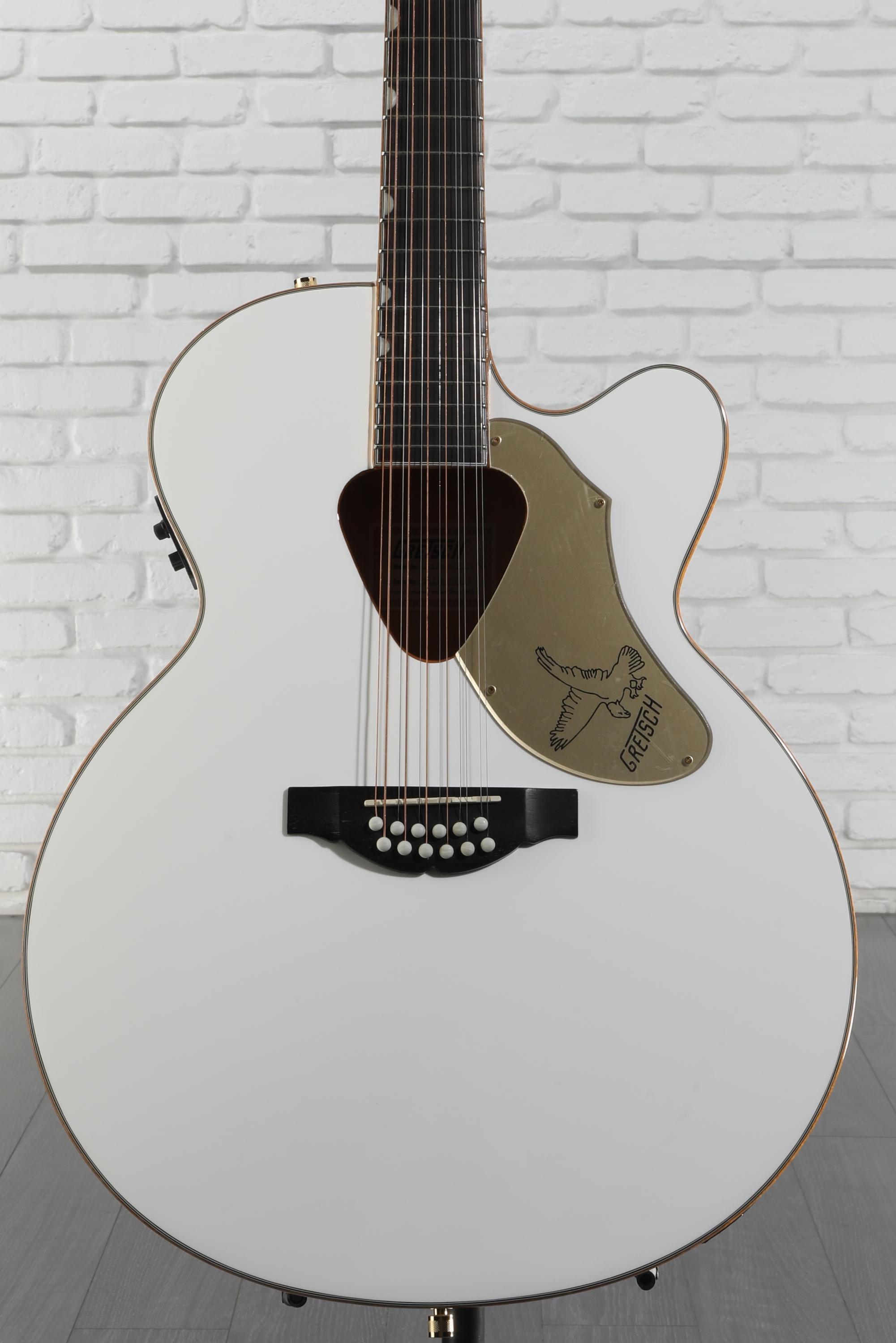 ギター GRETSCH Rancher Falcon, Jumbo, White Gretsch G5022CWFE Rancher Falcon Jumbo Cutaway Acoustic