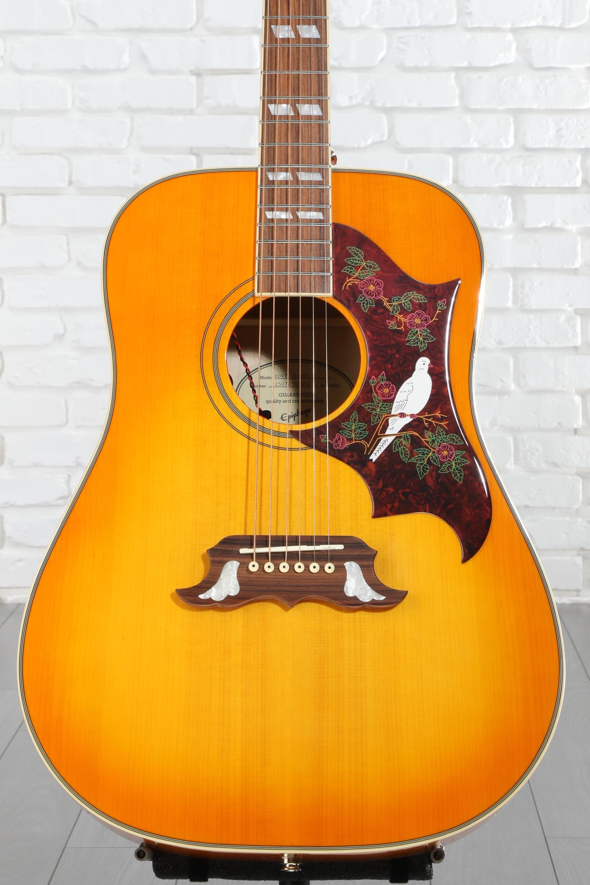 Epiphone Dove Studio Acoustic-electric Guitar - Violin Burst