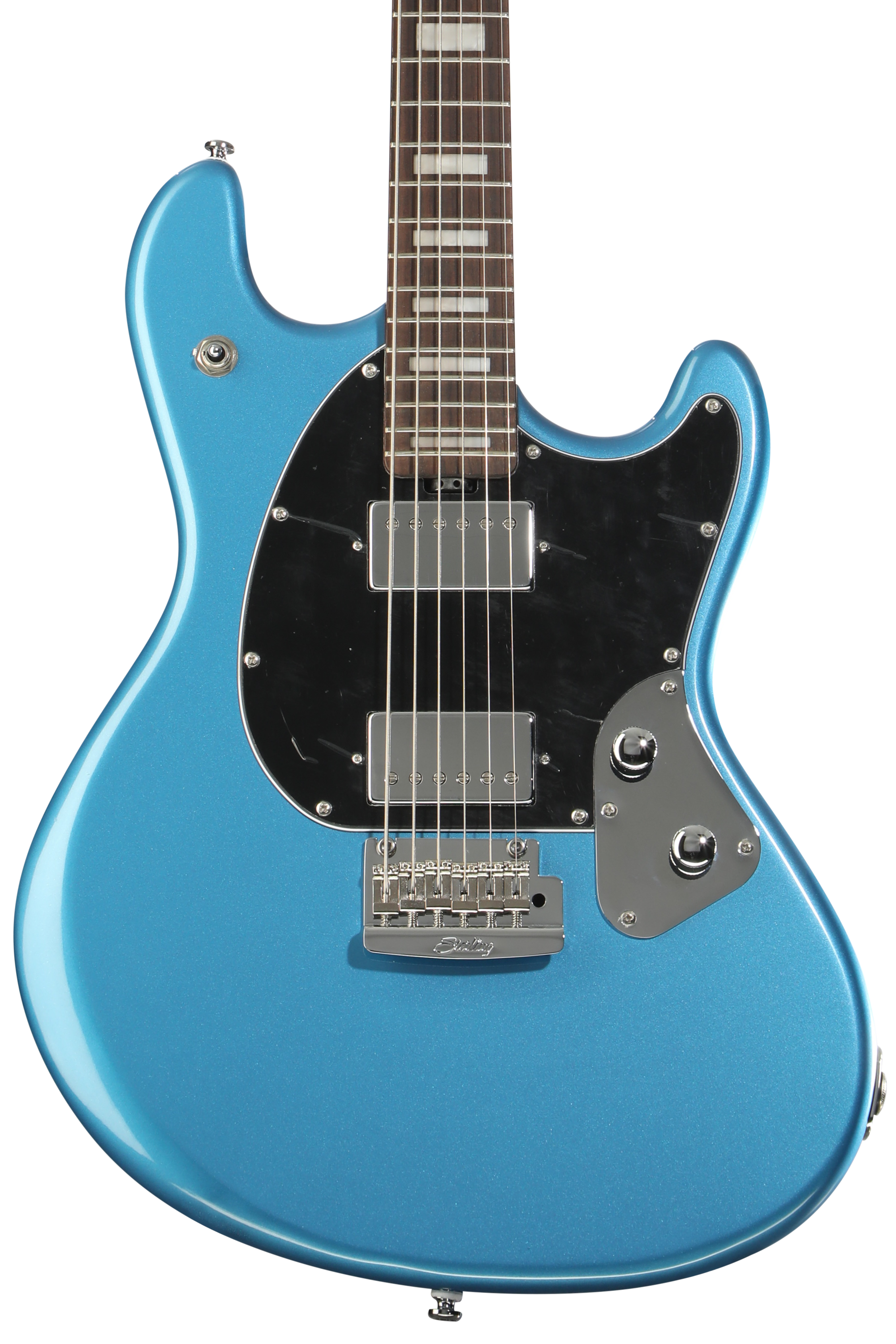 Sterling By Music Man StingRay Baritone Electric Guitar - Toluca Lake Blue
