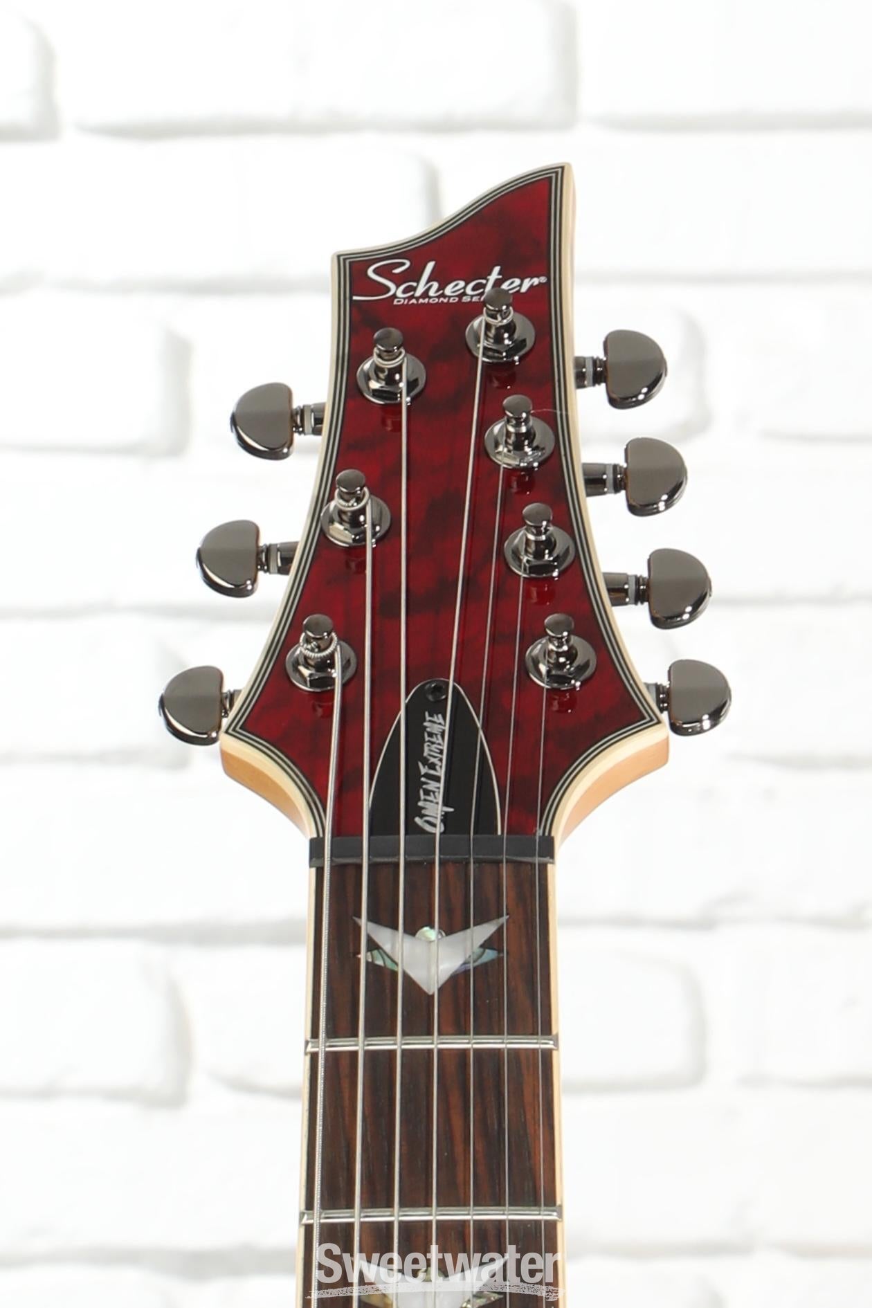 Schecter Omen Extreme-7 Electric Guitar - Black Cherry | Sweetwater