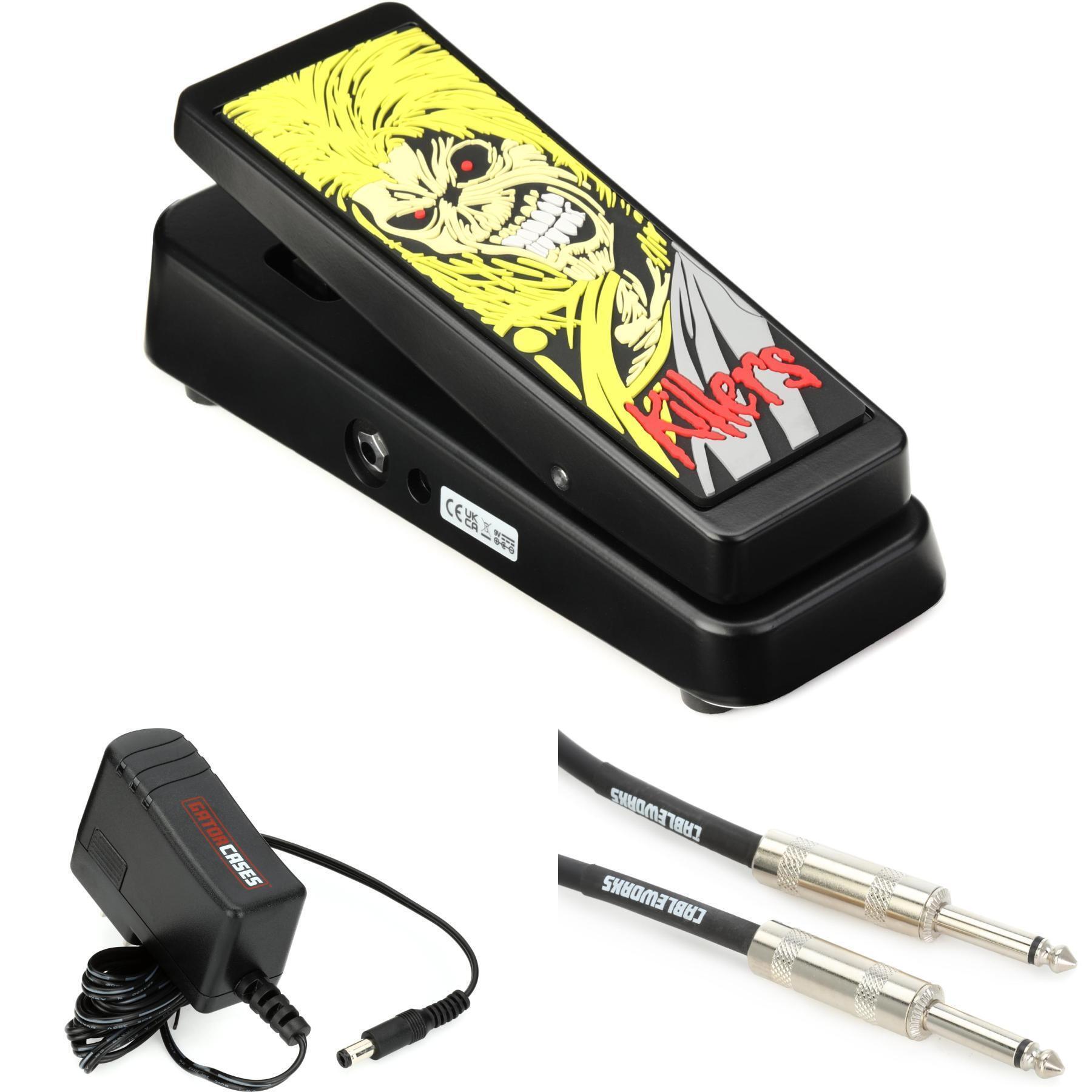 Dunlop Iron Maiden Killers Cry Baby Wah Pedal with Power Supply