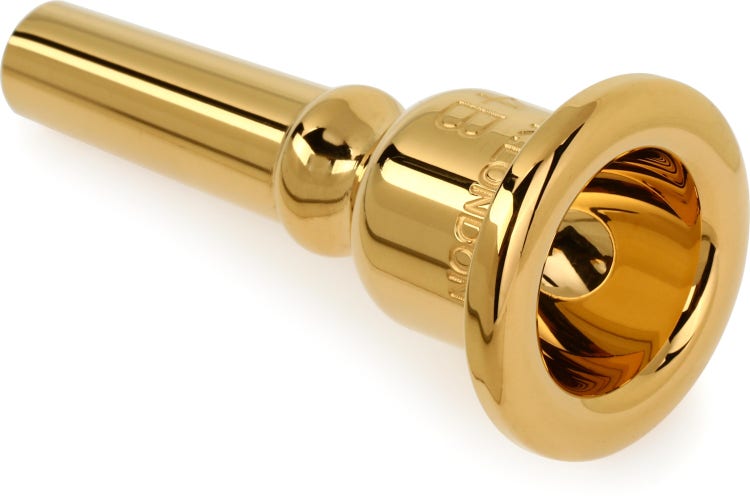 Denis Wick 4B Heritage Cornet Mouthpiece - Gold-plated