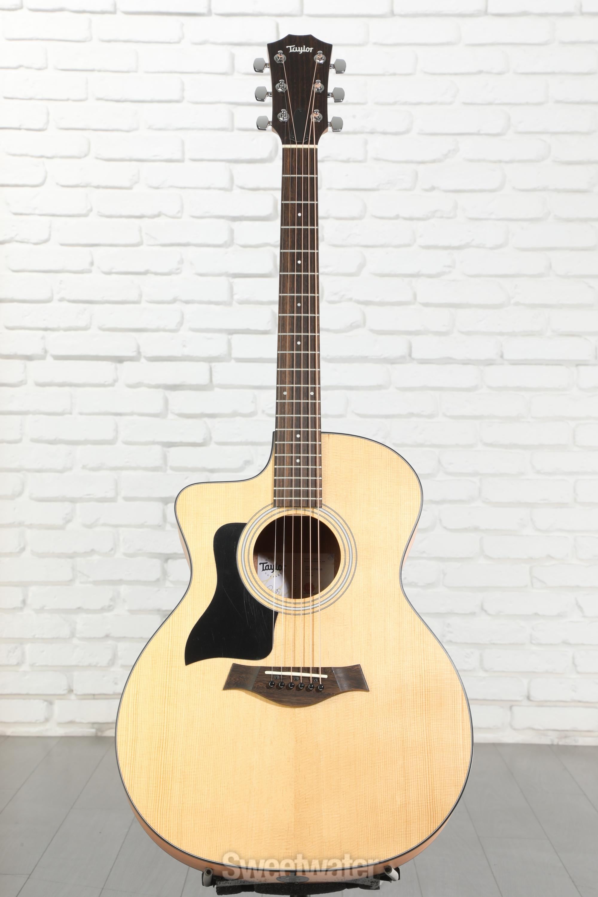 Taylor 114ce Left-handed Acoustic-electric Guitar - Natural Sapele