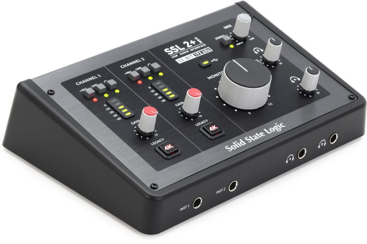 Solid State Logic SSL 2+ MKII 2 x 4 USB-C Audio Interface