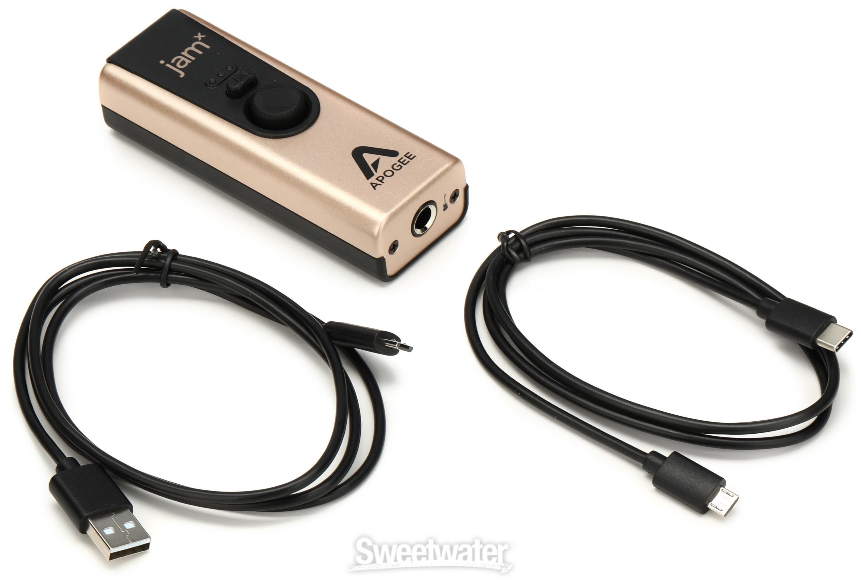 Apogee Jam X USB Instrument Interface | Sweetwater