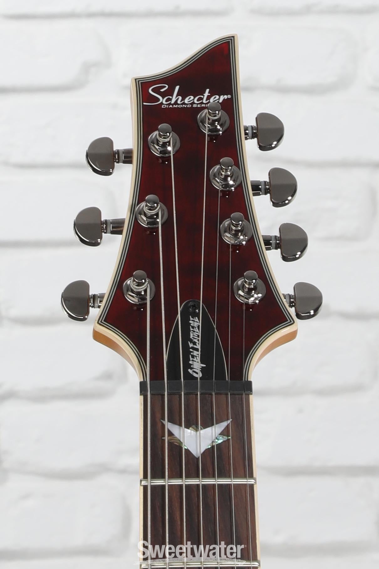 Schecter Omen Extreme-7 Electric Guitar - Black Cherry