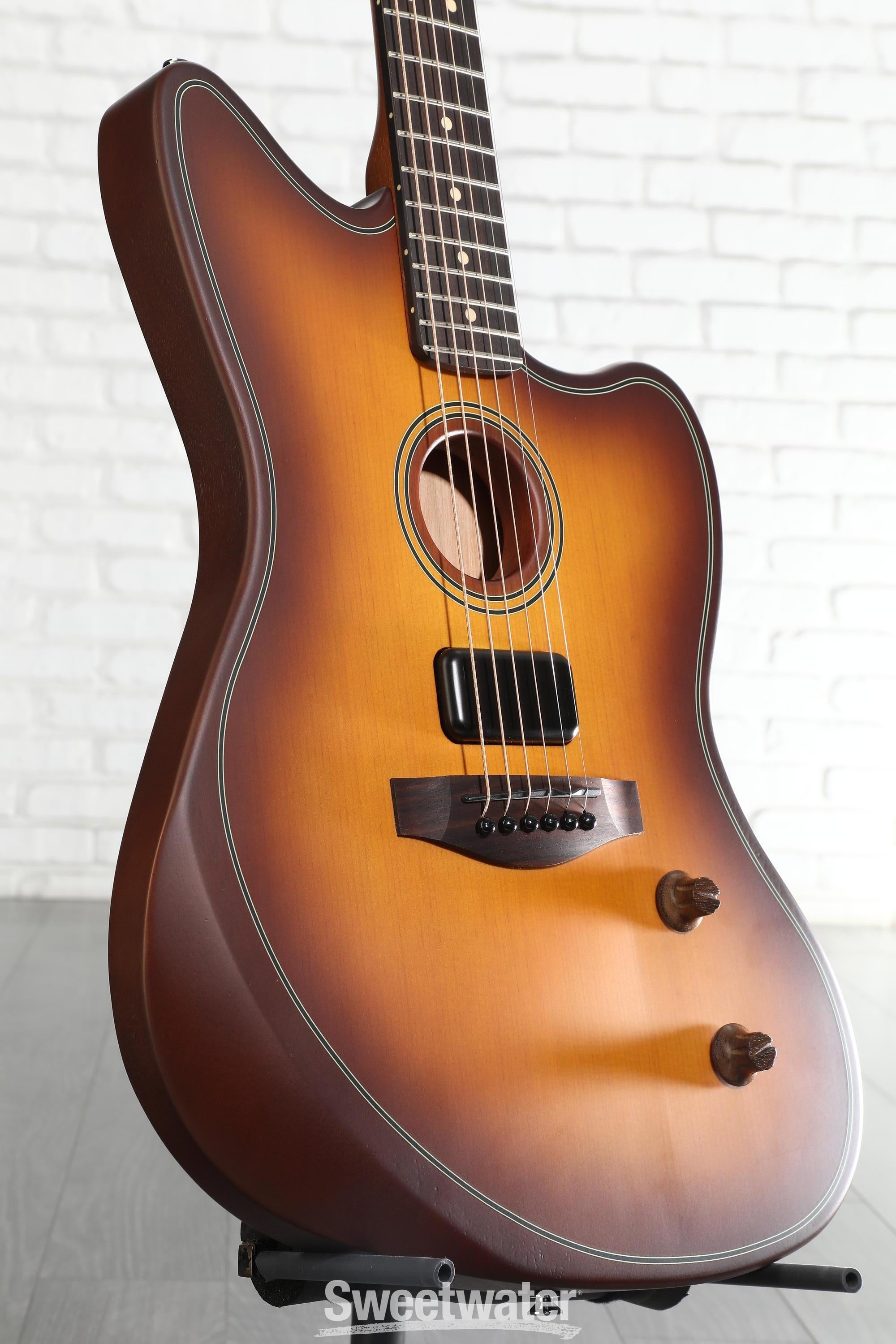 Photo of Fender Acoustasonic Standard Jazzmaster Acoustic-electric Guitar - Honey Burst