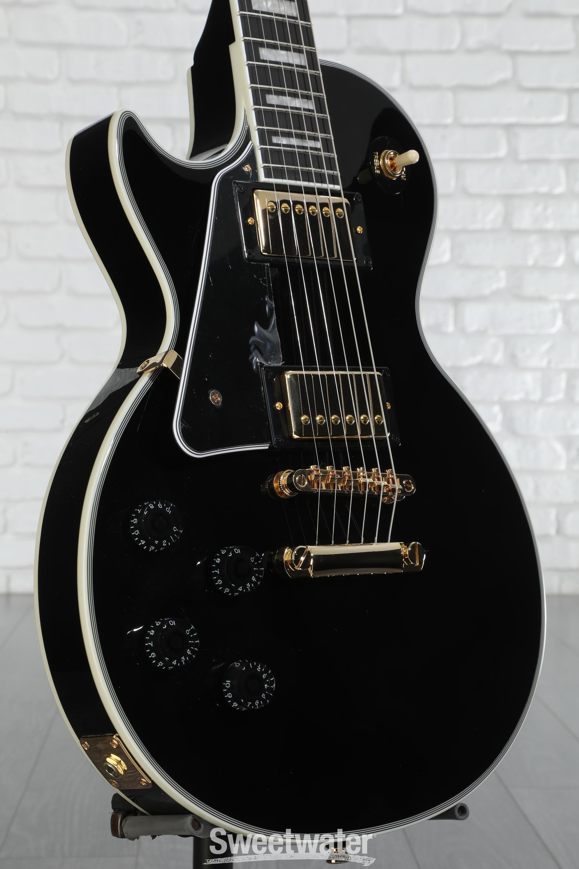 Epiphone Les Paul Custom Left-handed Electric Guitar - Ebony