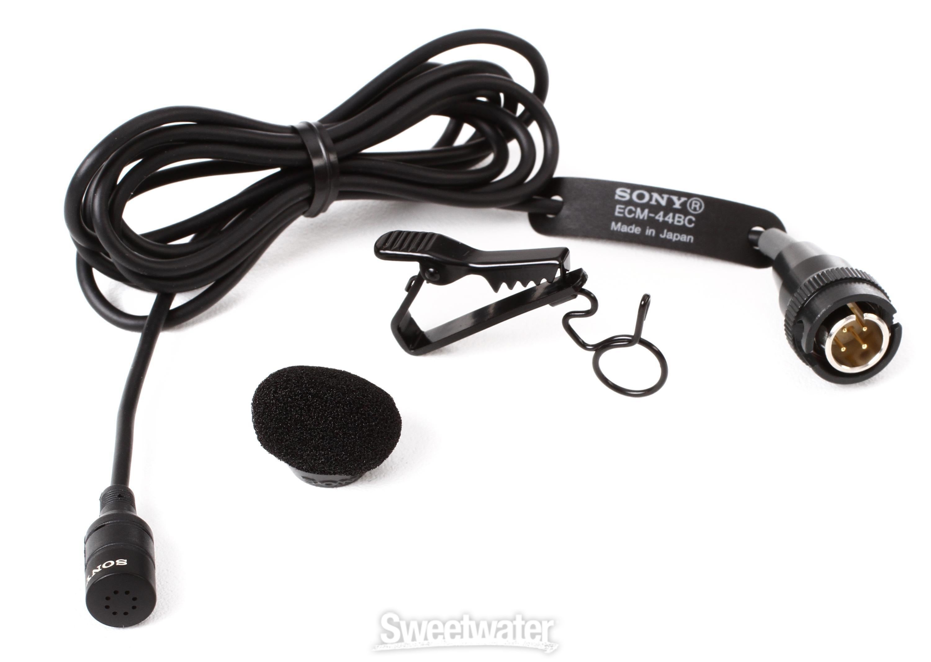 Sony ECM44BC Lavalier Microphone - SMC9-4P | Sweetwater