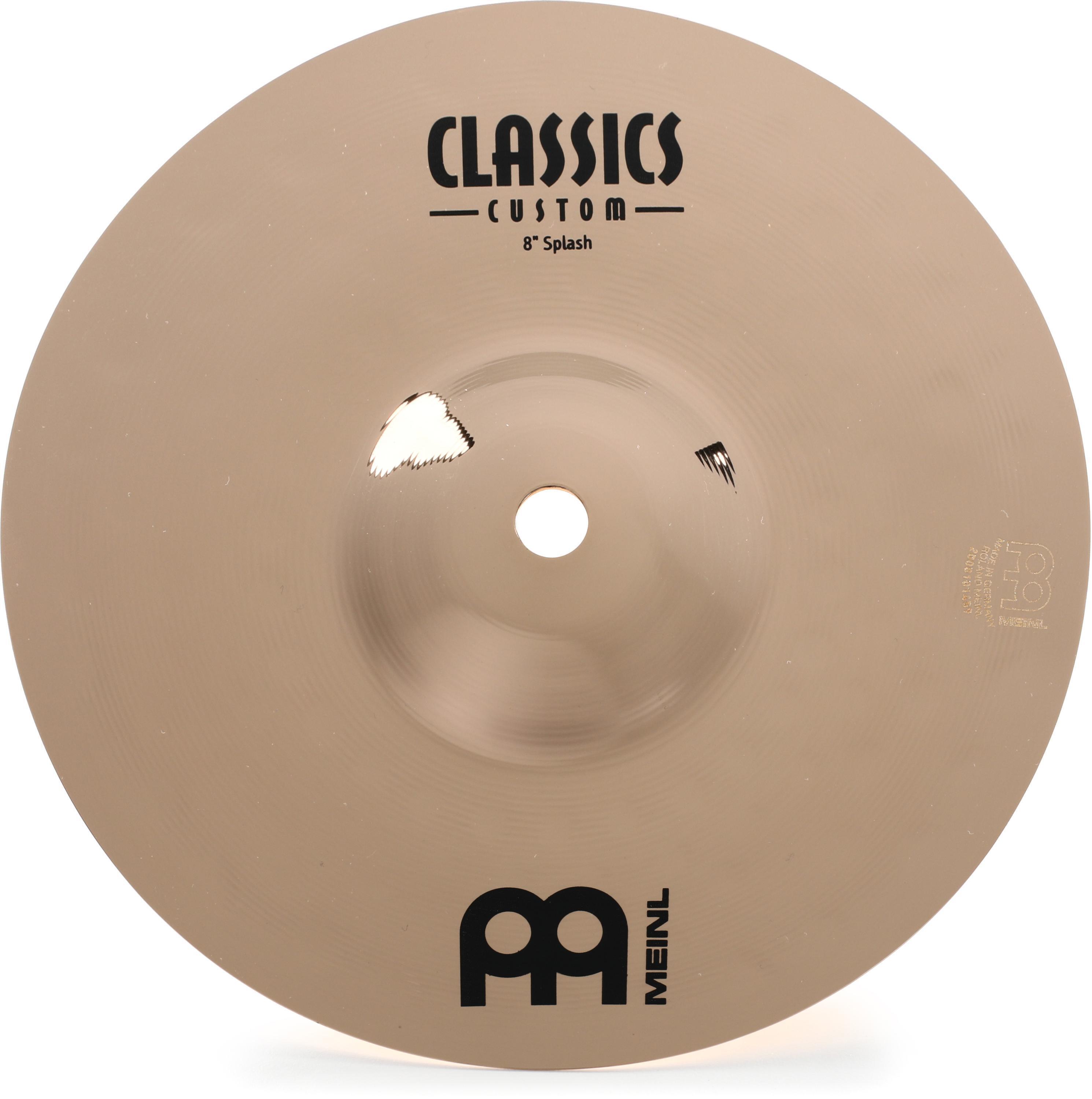 Meinl Cymbals 8 inch Classics Custom Brilliant Splash Cymbal