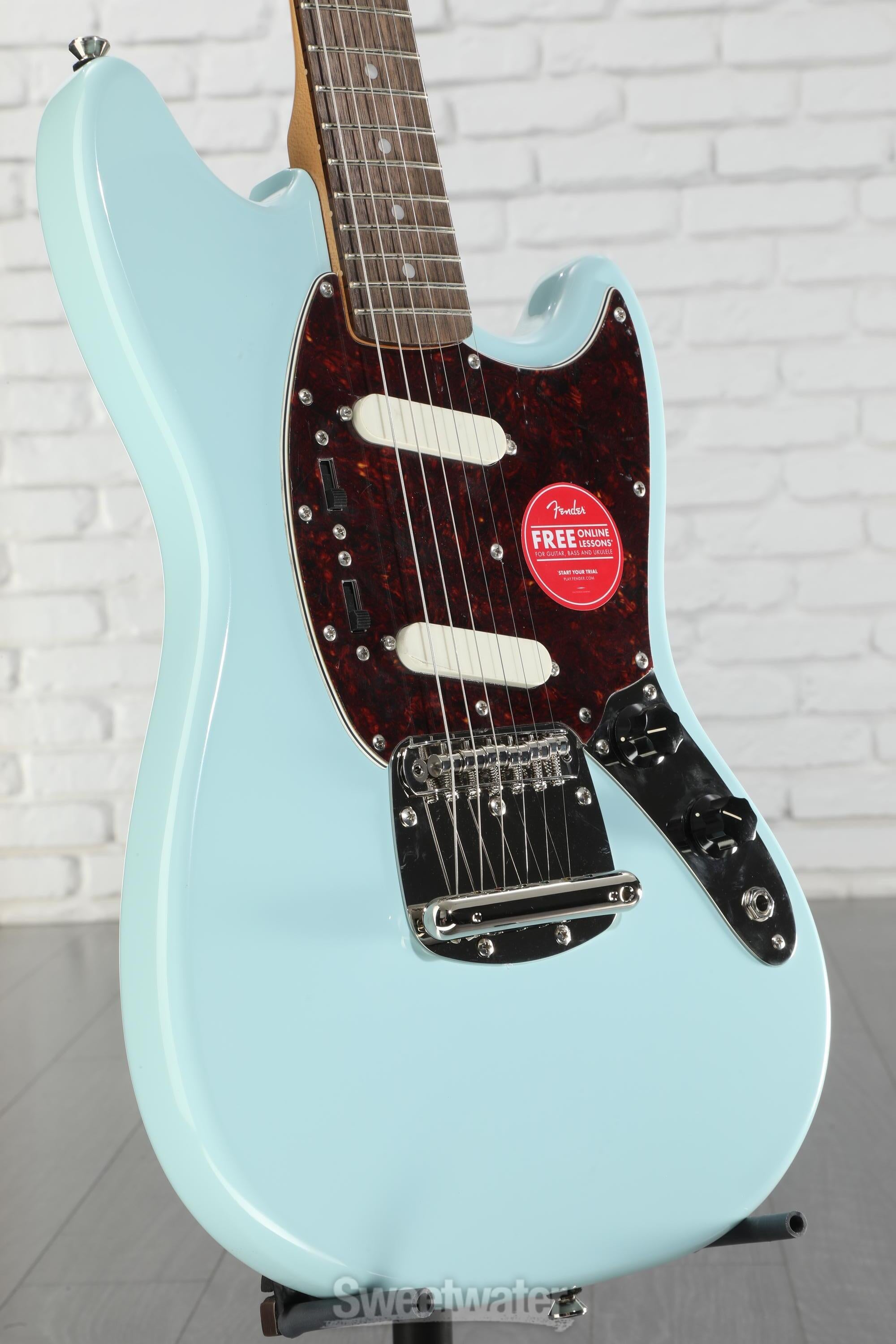 ギター squier classic vibe mustang Squier Classic Vibe '60s Mustang Electric Guitar - Sonic