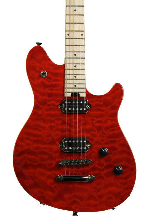 EVH Wolfgang Standard Quilt Maple Top - Trans Red Quilt | Sweetwater