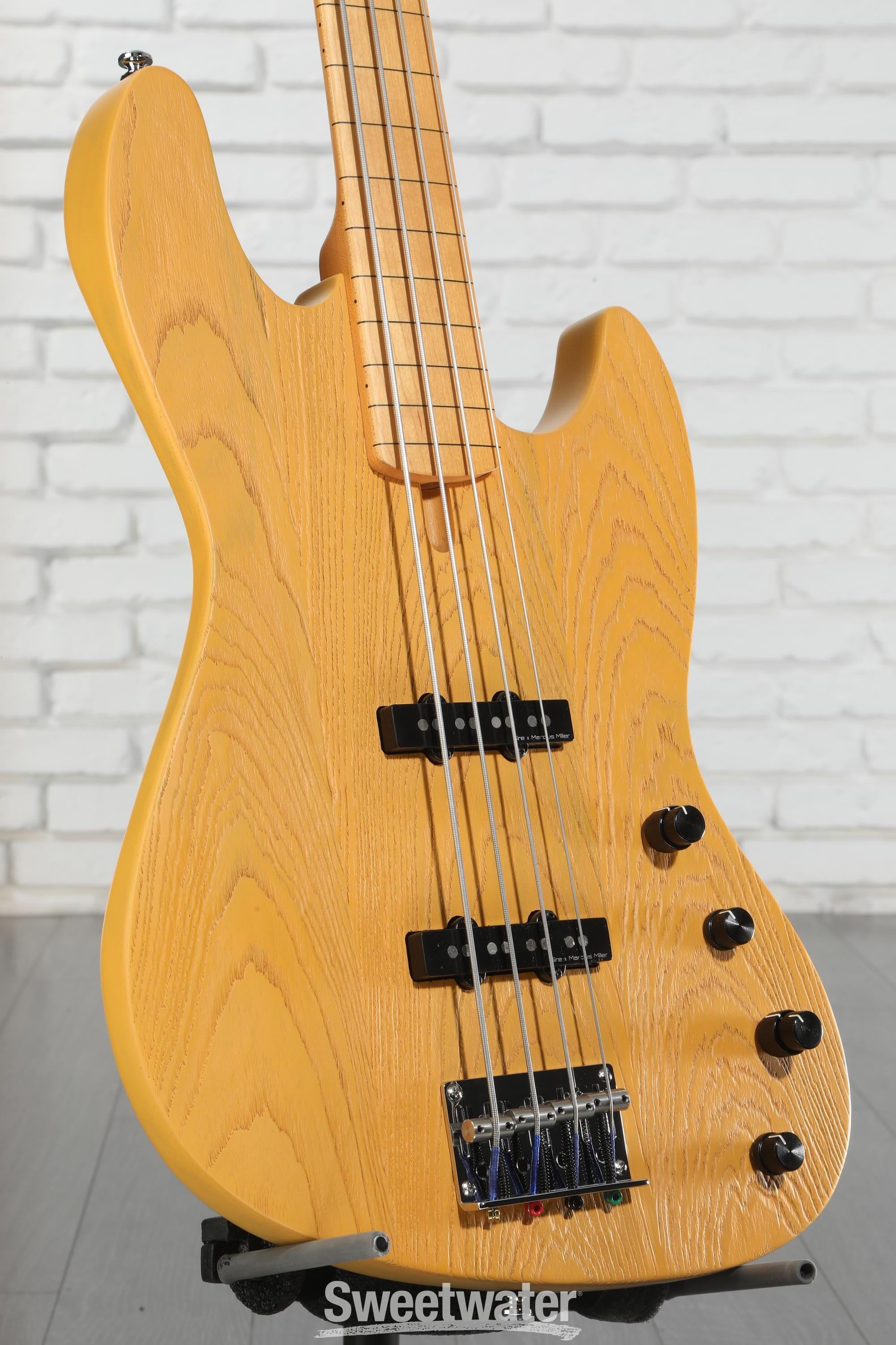 Photo of Sire Marcus Miller V6 4-string FL Electric Bass Guitar - Butterscotch