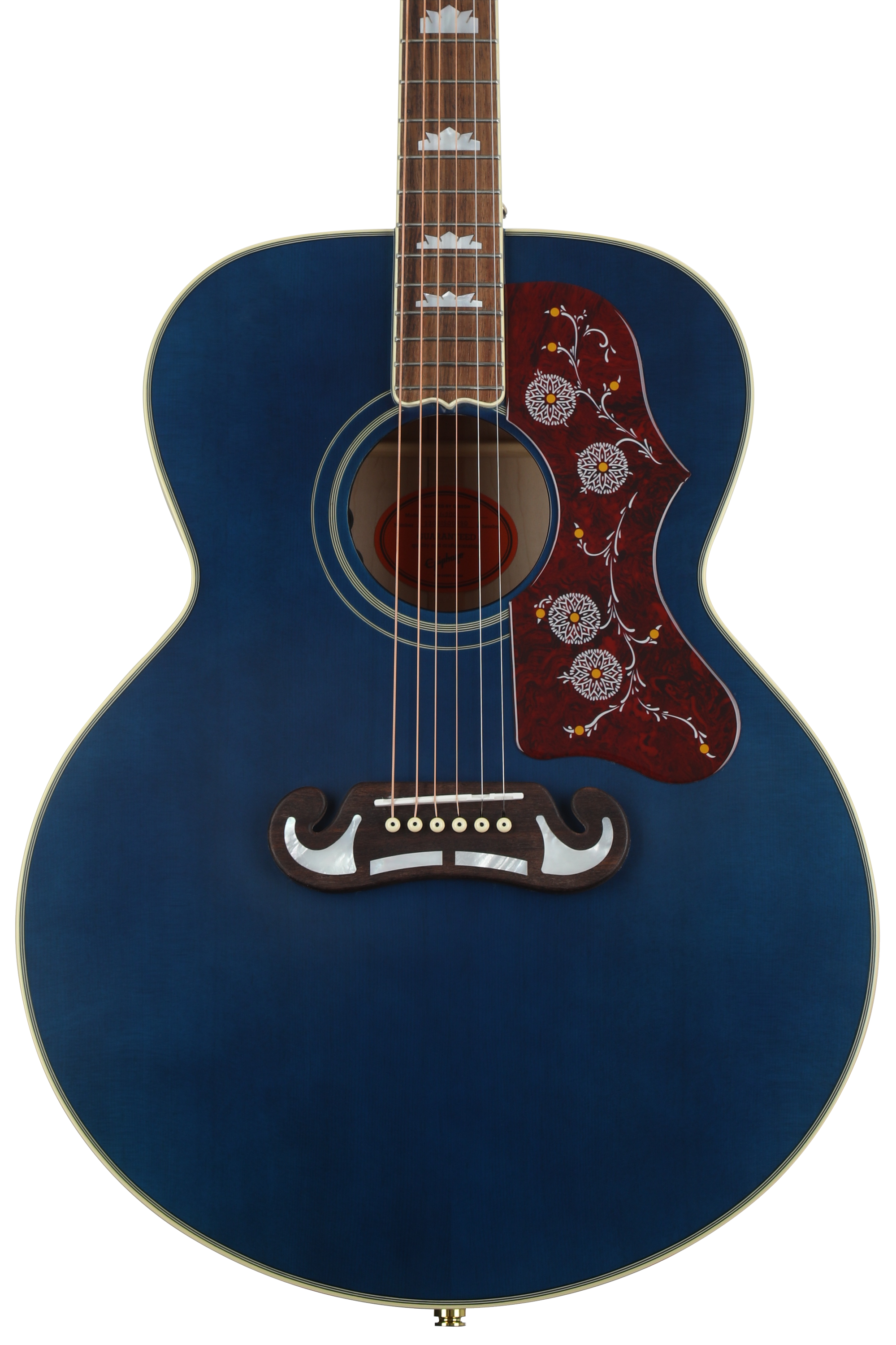 Epiphone J-200 Acoustic-electric Guitar - Aged Viper Blue