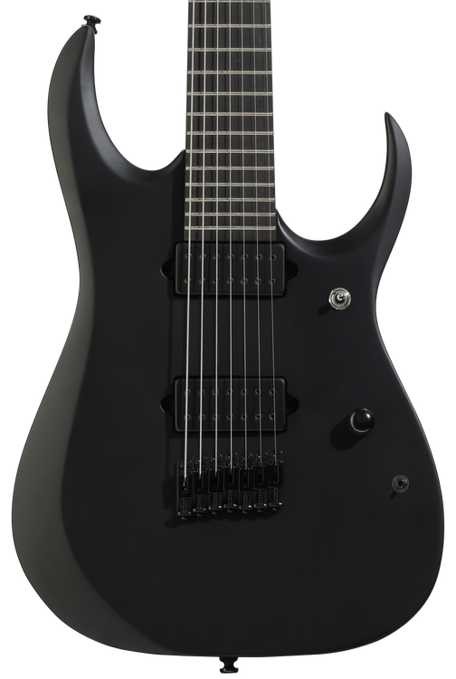 Ibanez Iron Label RGDRB71 Electric Guitar - Black | Sweetwater