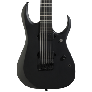 Ibanez Iron Label RGIF7 Multi-Scale - Black Stained | Sweetwater Ibanez Iron Label RGIF7 Multi-Scale - Black Stained | Sweetwater