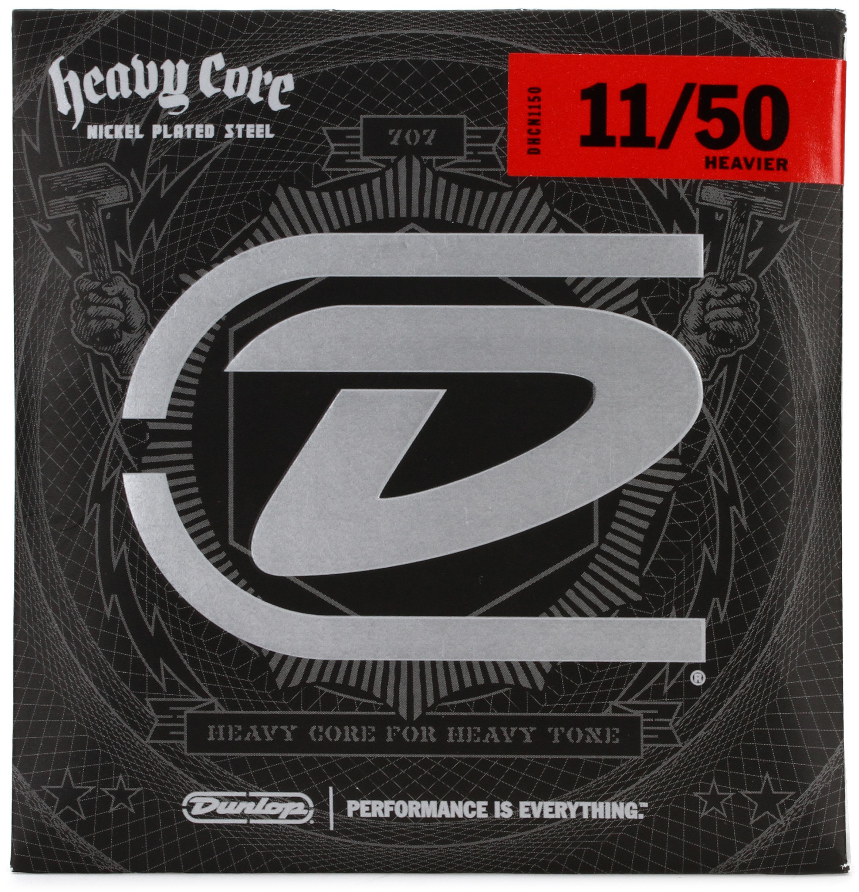 Dunlop DHCN1150 Heavy Core NPS Electric Guitar Strings .011 .050