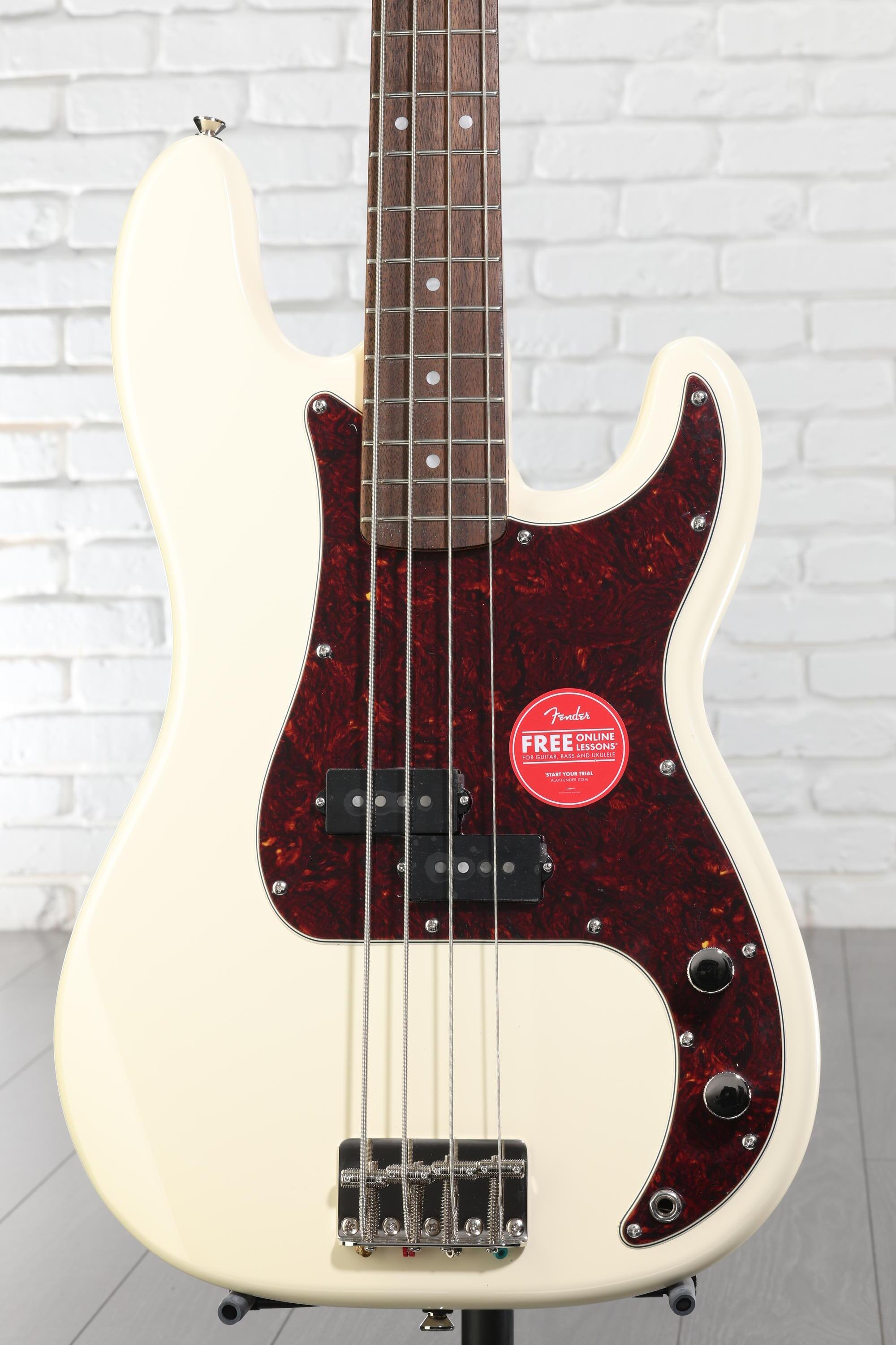 Squier Classic Vibe '60s Precision Bass - Olympic White | Sweetwater