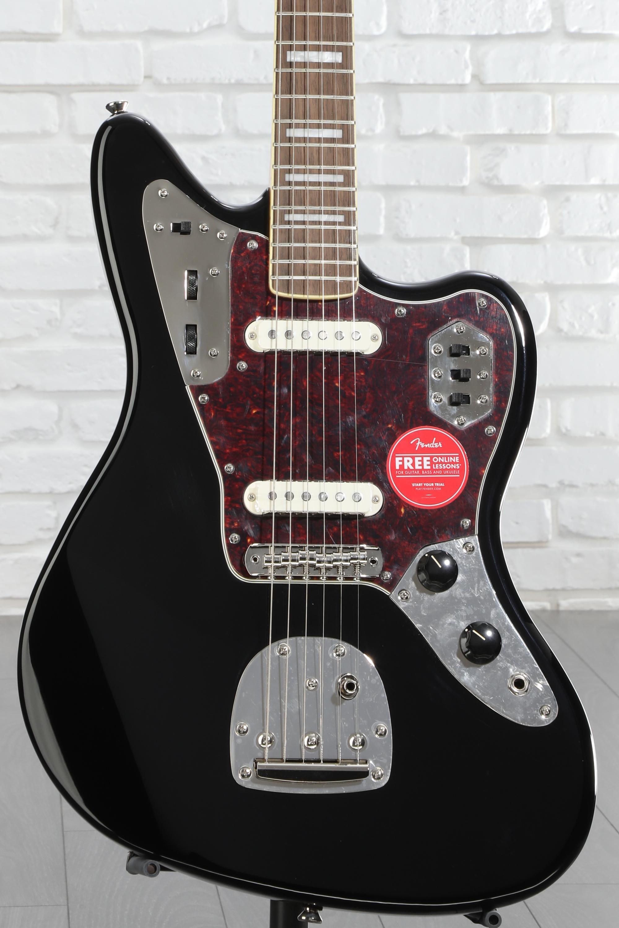 Squier Classic Vibe '70s Jaguar - Black | Sweetwater