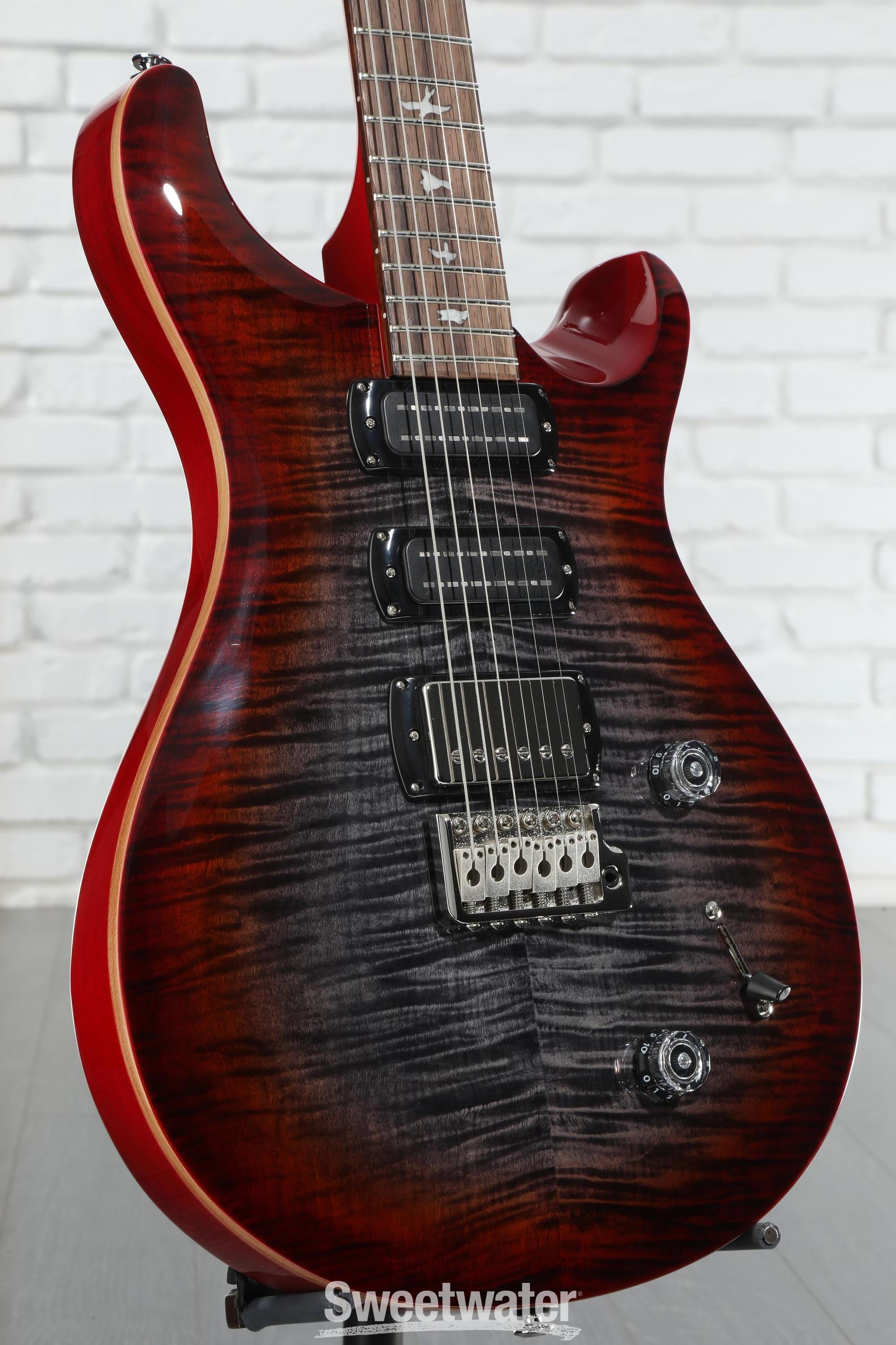 【cherry】 PRS SE Studio Electric Guitar - Charcoal Cherry Burst
