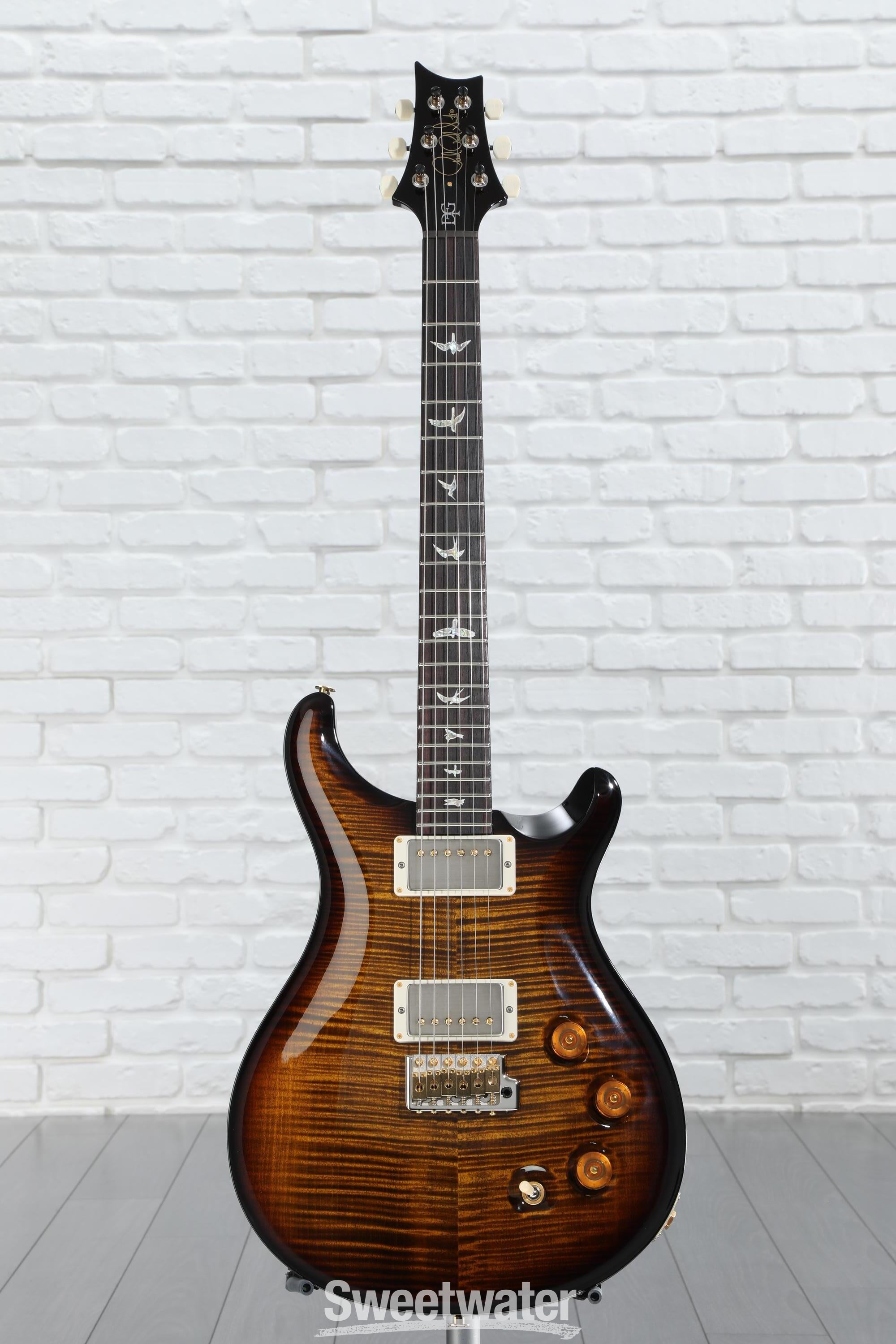 PRS DGT 10-Top Electric Guitar with Bird Inlays - Black Gold